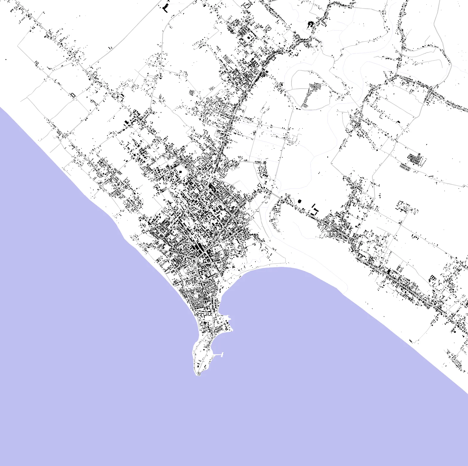 Meulaboh figure ground plan