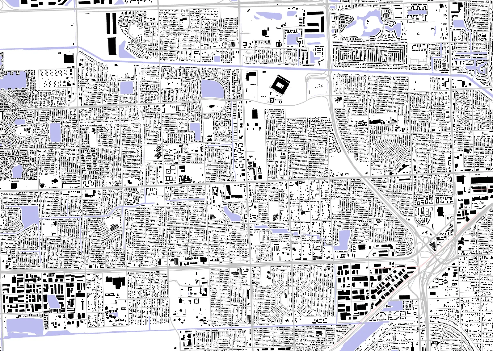 Miami Gardens Schwarzplan