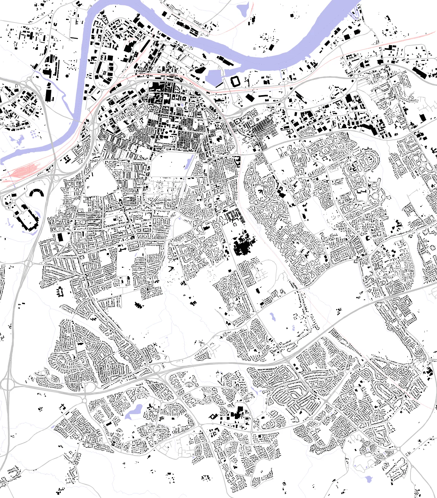 Middlesbrough figure ground plan