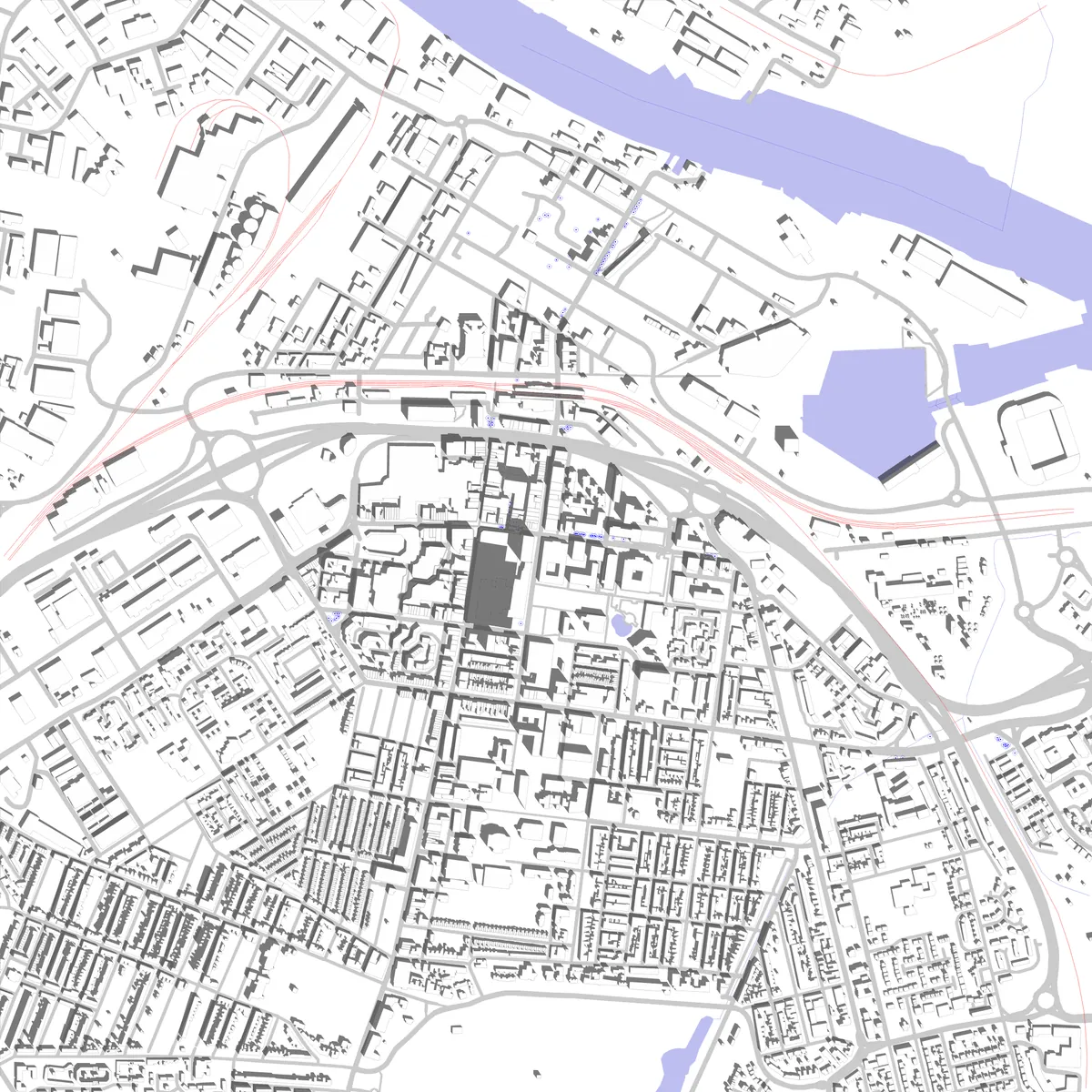 Middlesbrough site plan (2.5 km)