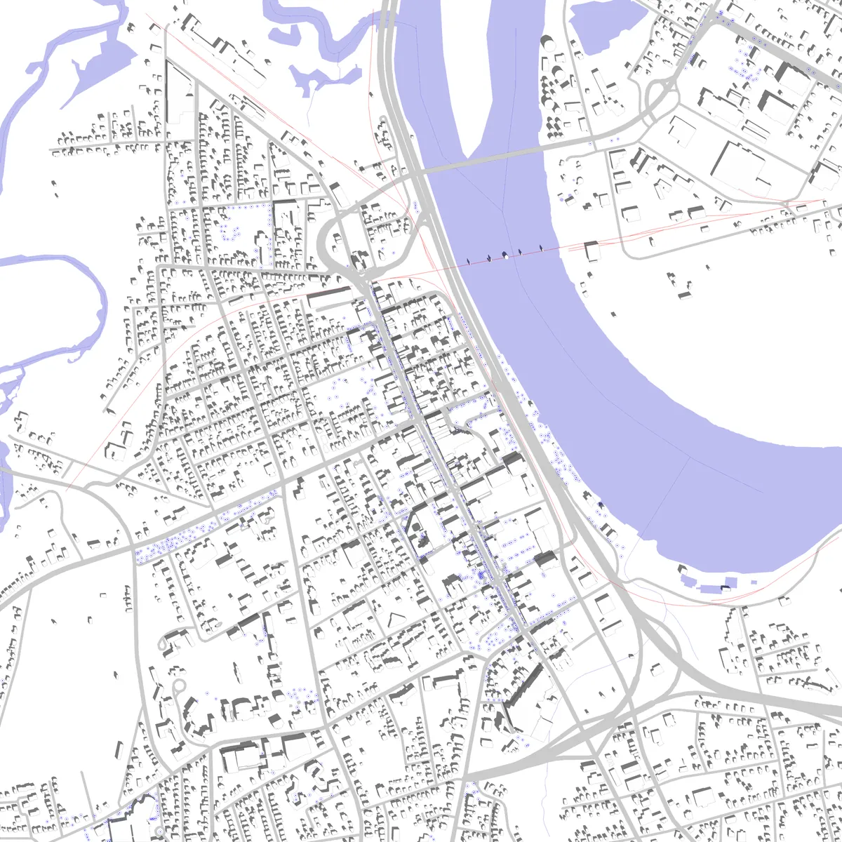 Middletown site plan (2.5 km)