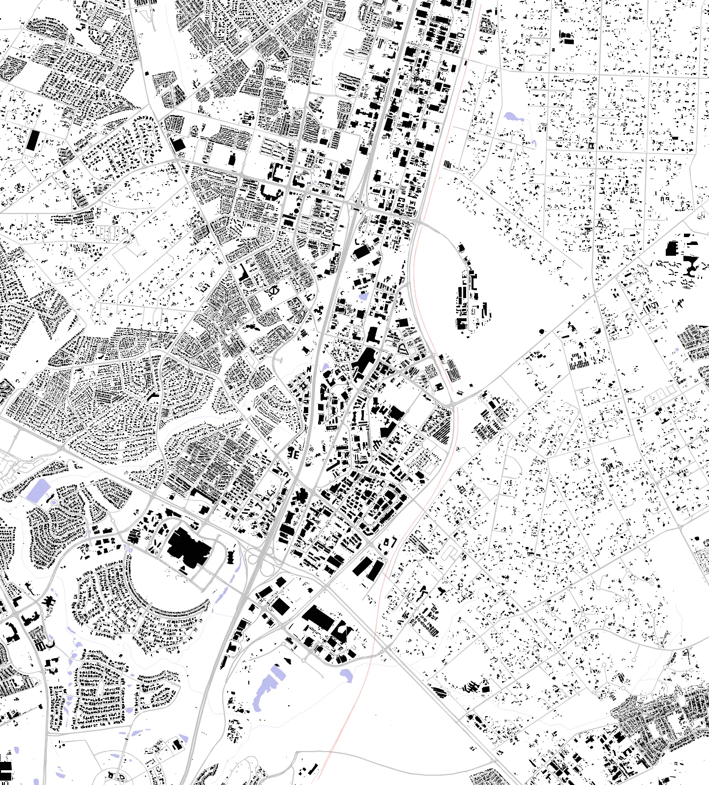 Midrand figure ground plan