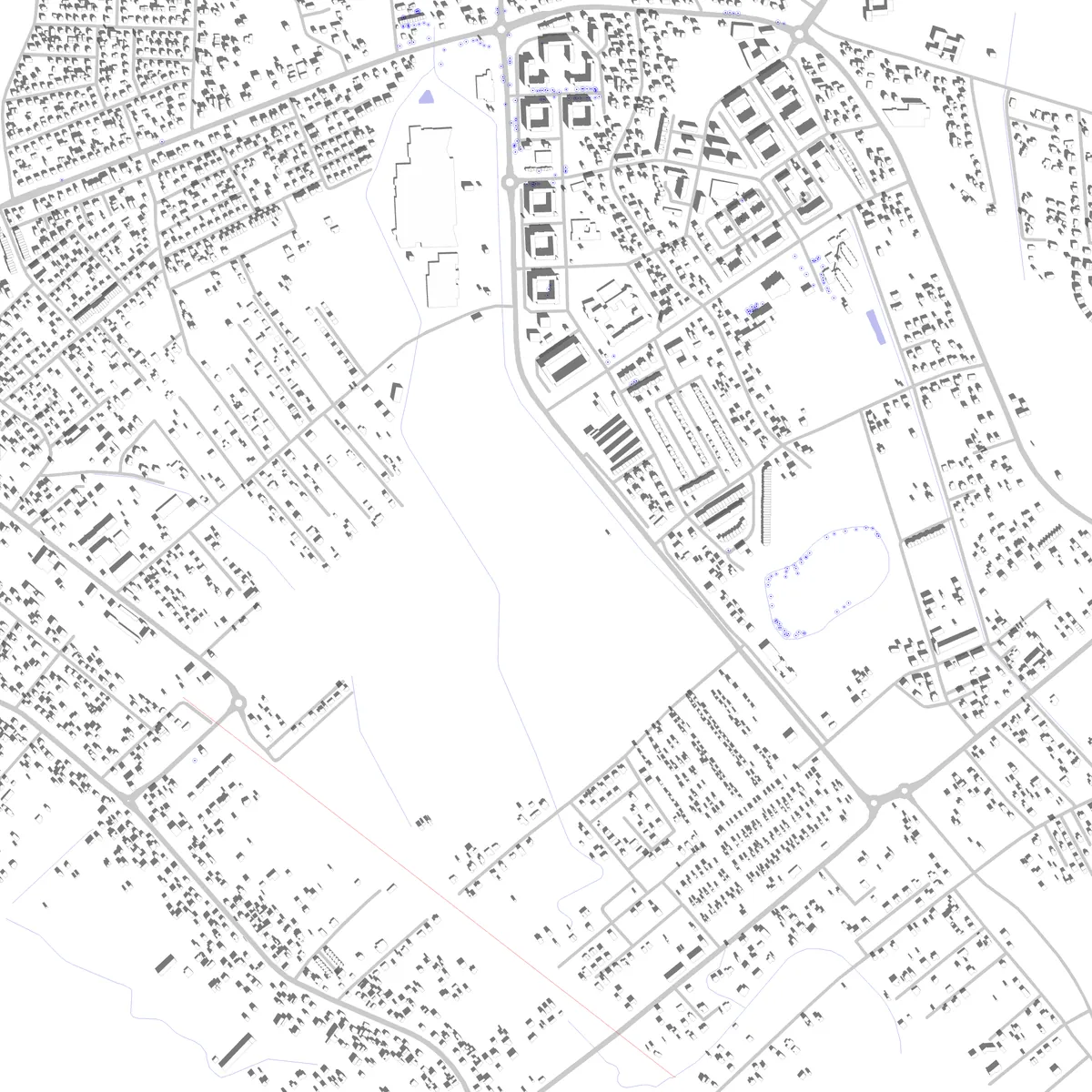 Mielec plan zagospodarowania (2,5 km)