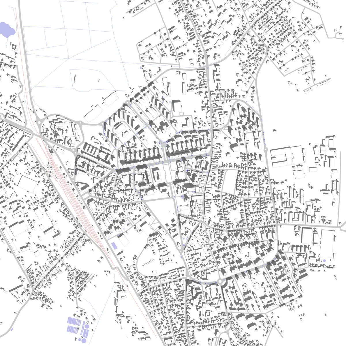 Miercurea Ciuc Lageplan (2,5 km)