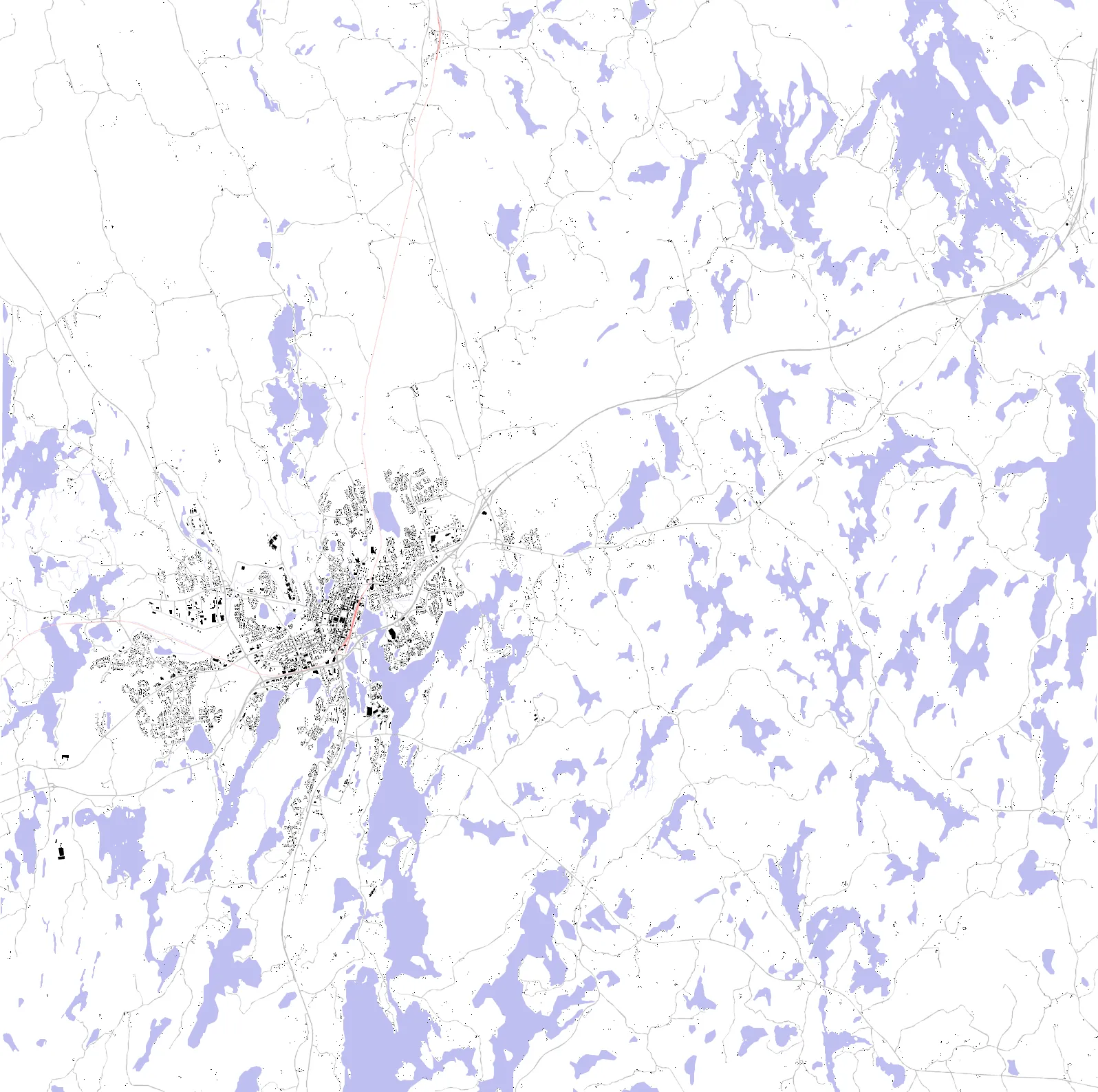 Mikkeli figure ground plan