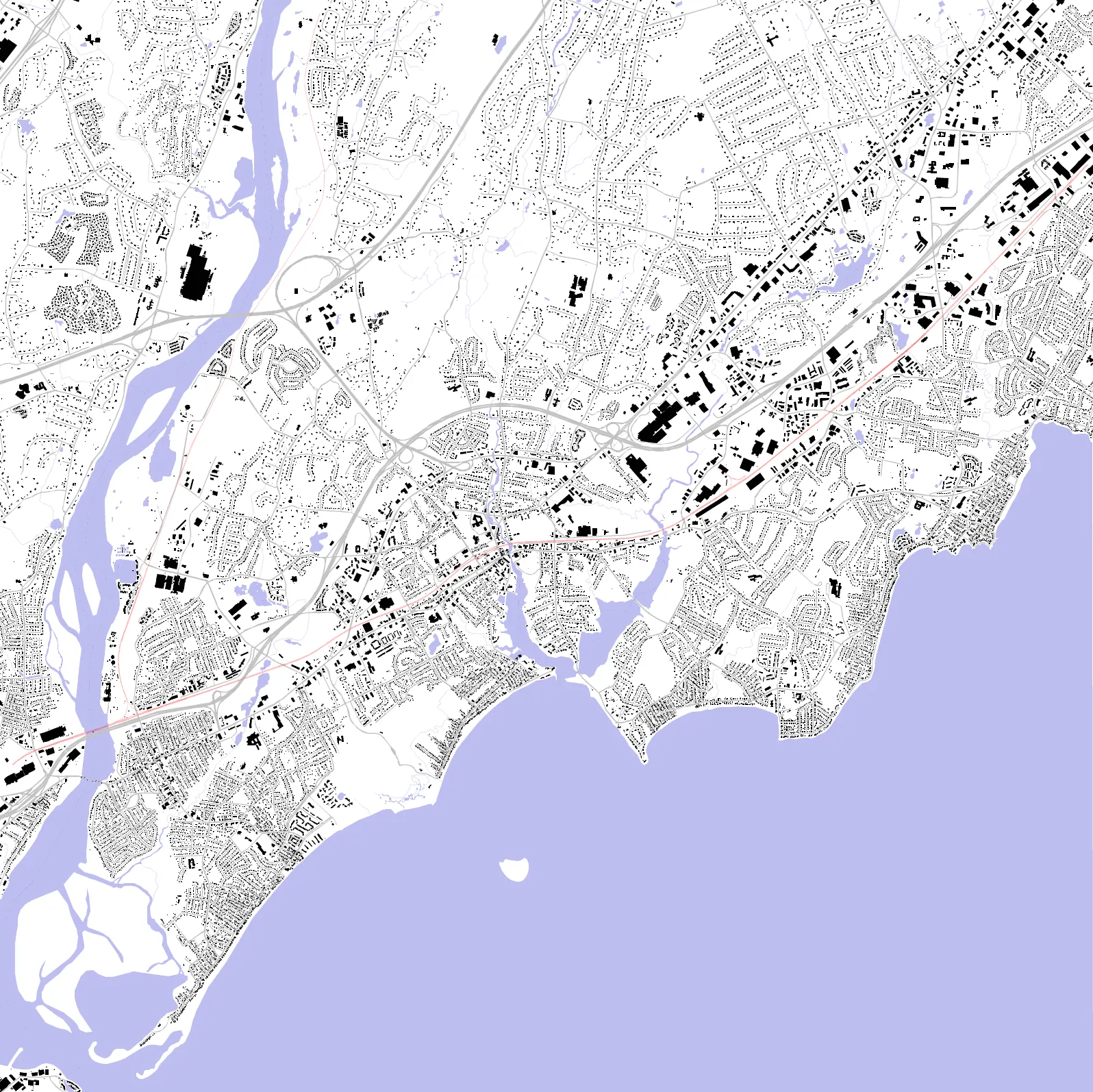 Milford figure ground plan