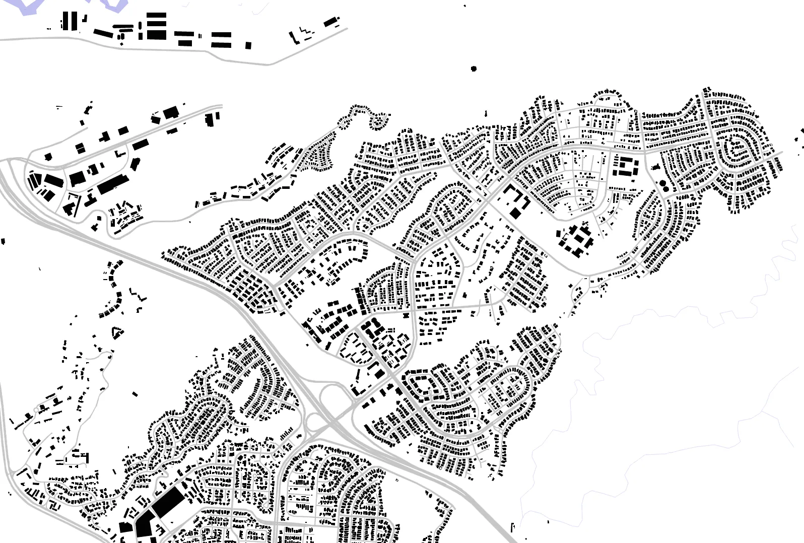 Mililani Mauka figure ground plan