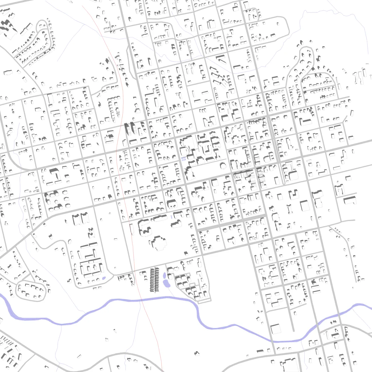 Milledgeville site plan (2.5 km)