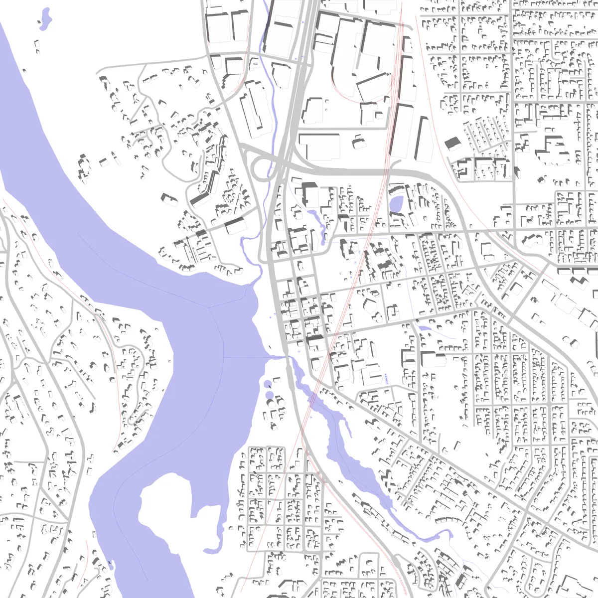 Milwaukie site plan (2.5 km)