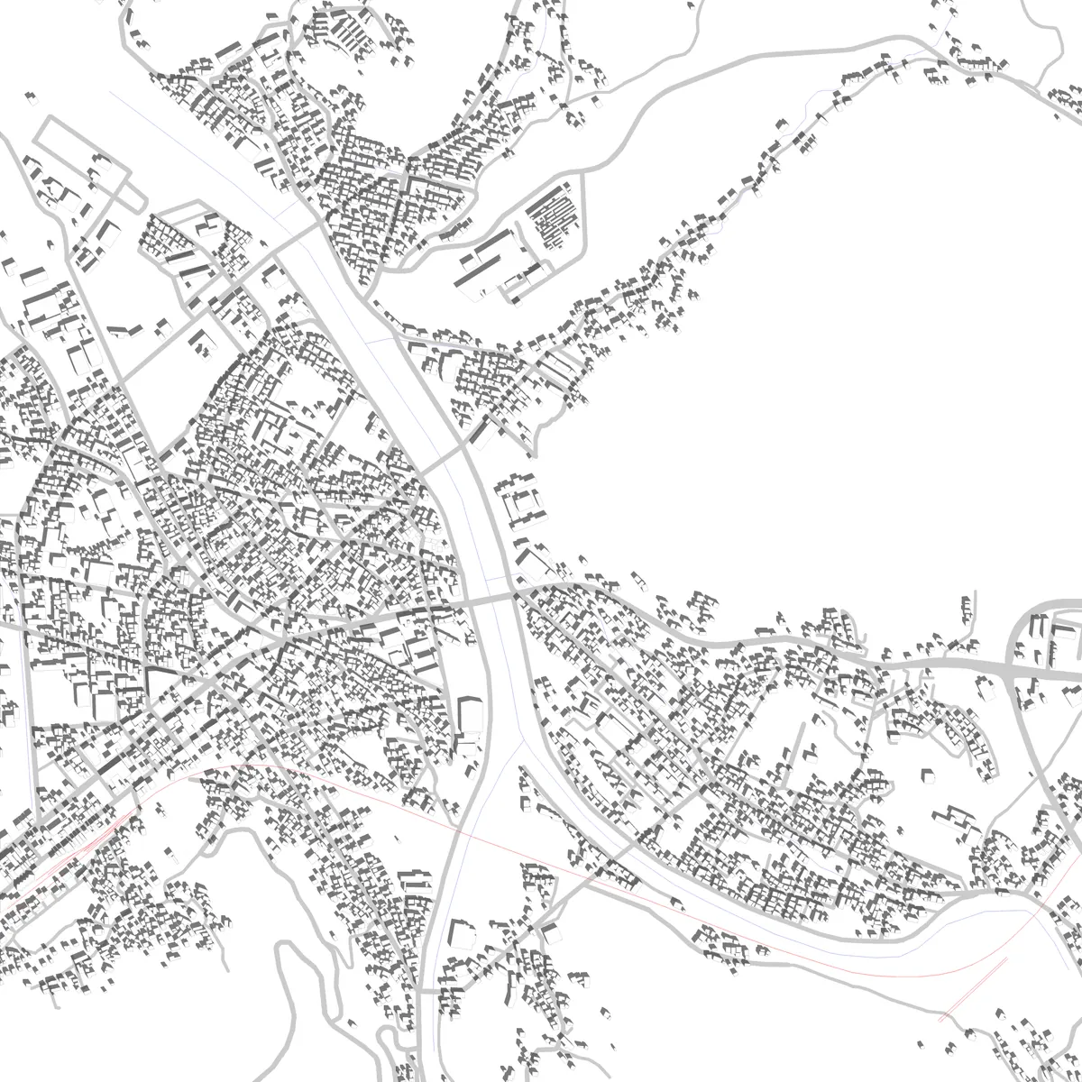 Minamata Lageplan (2,5 km)