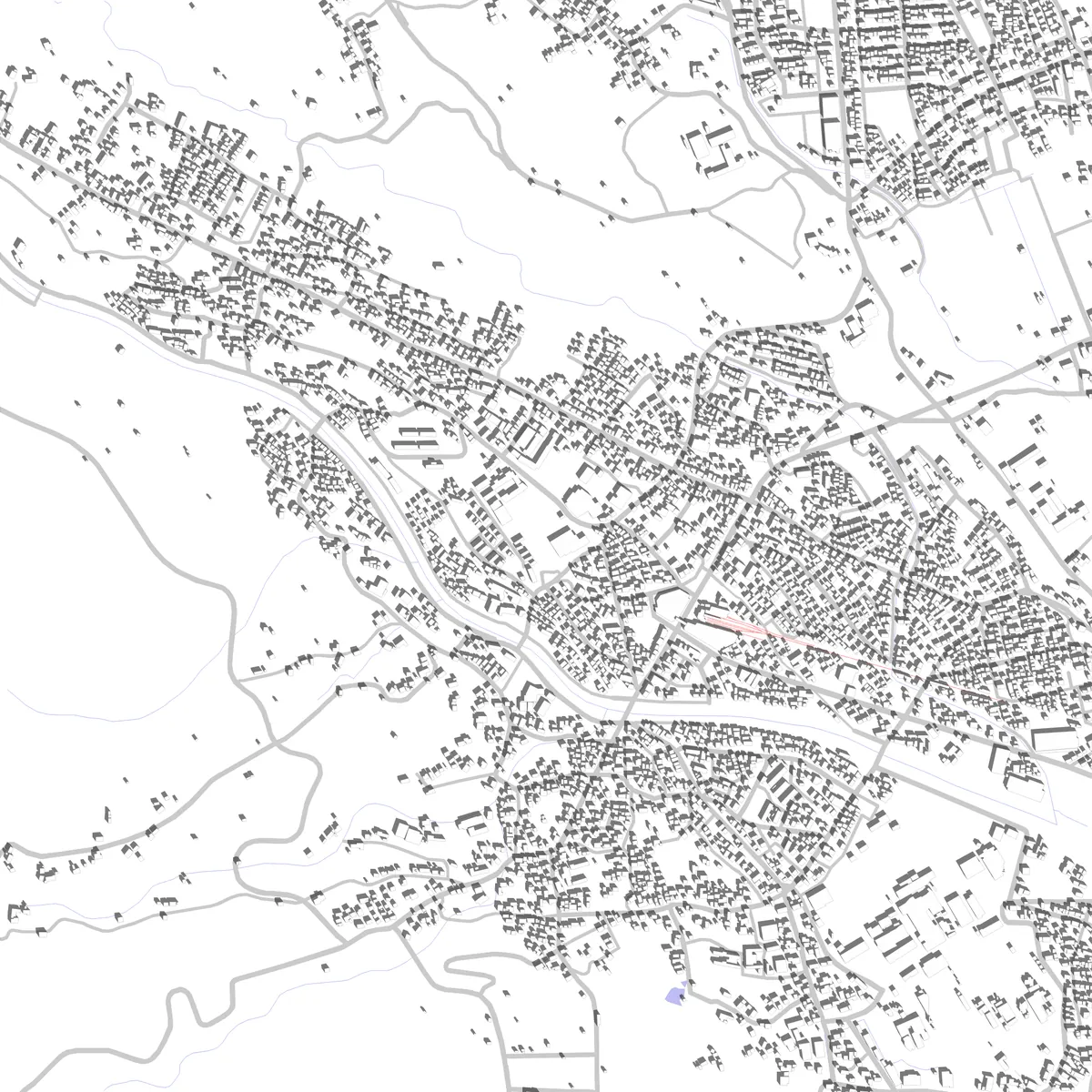 南足柄市 敷地図 (2.5 km)