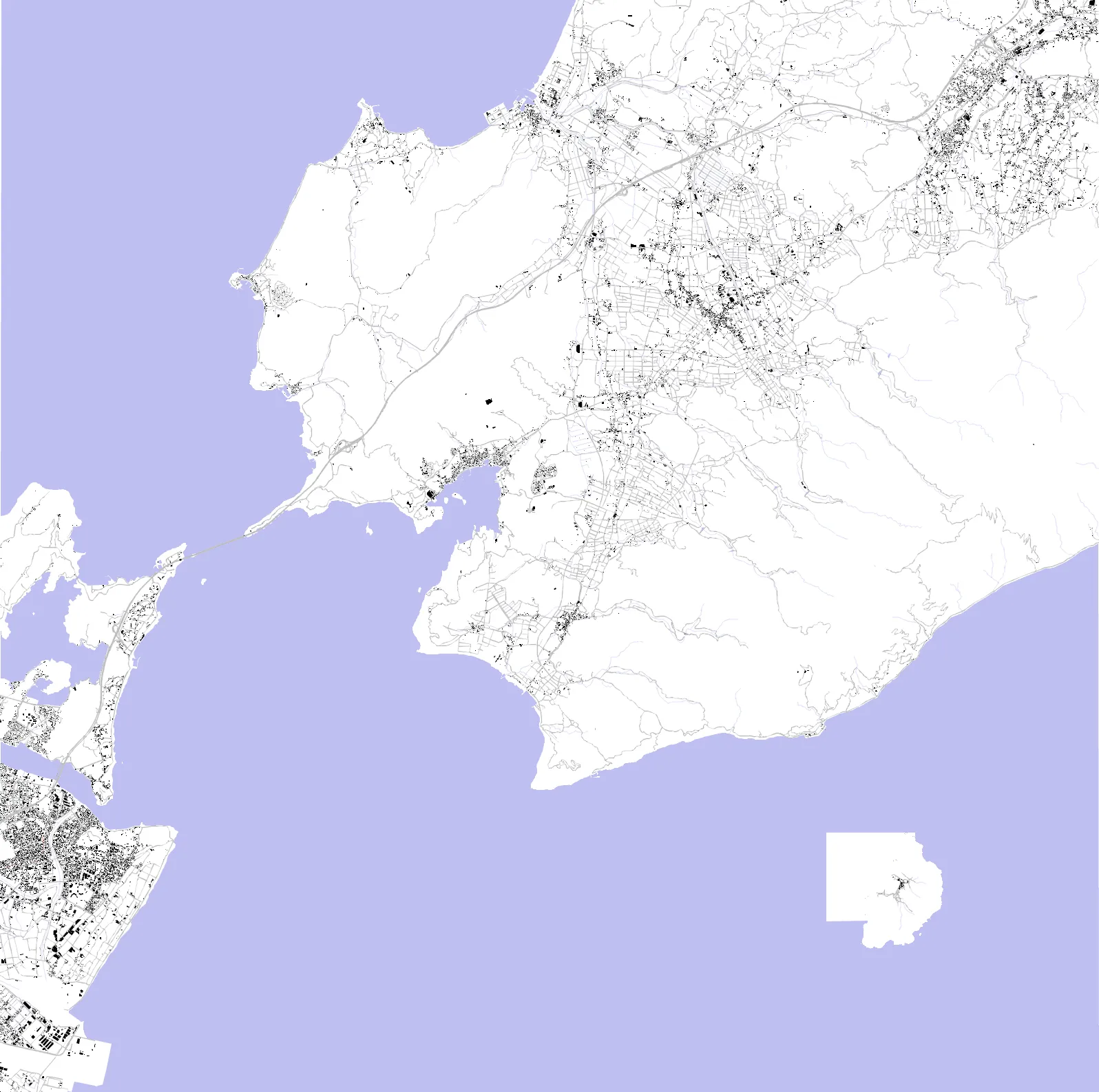 Minamiawaji figure ground plan