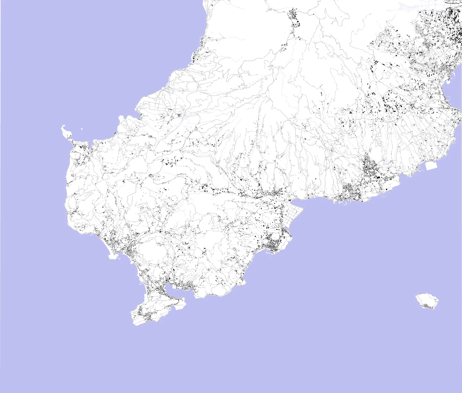Minamishimabara figure ground plan