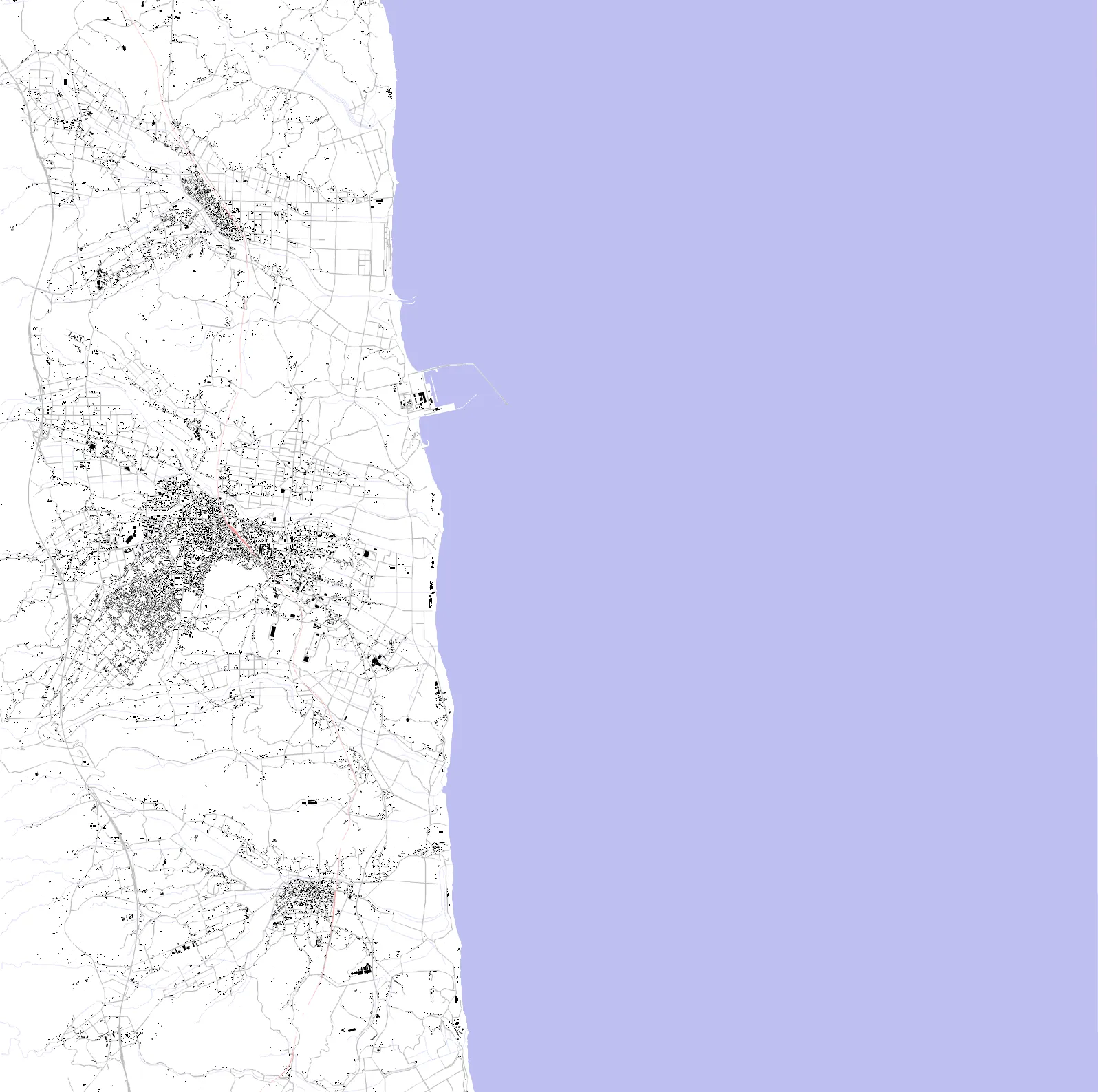 Minamisoma figure ground plan