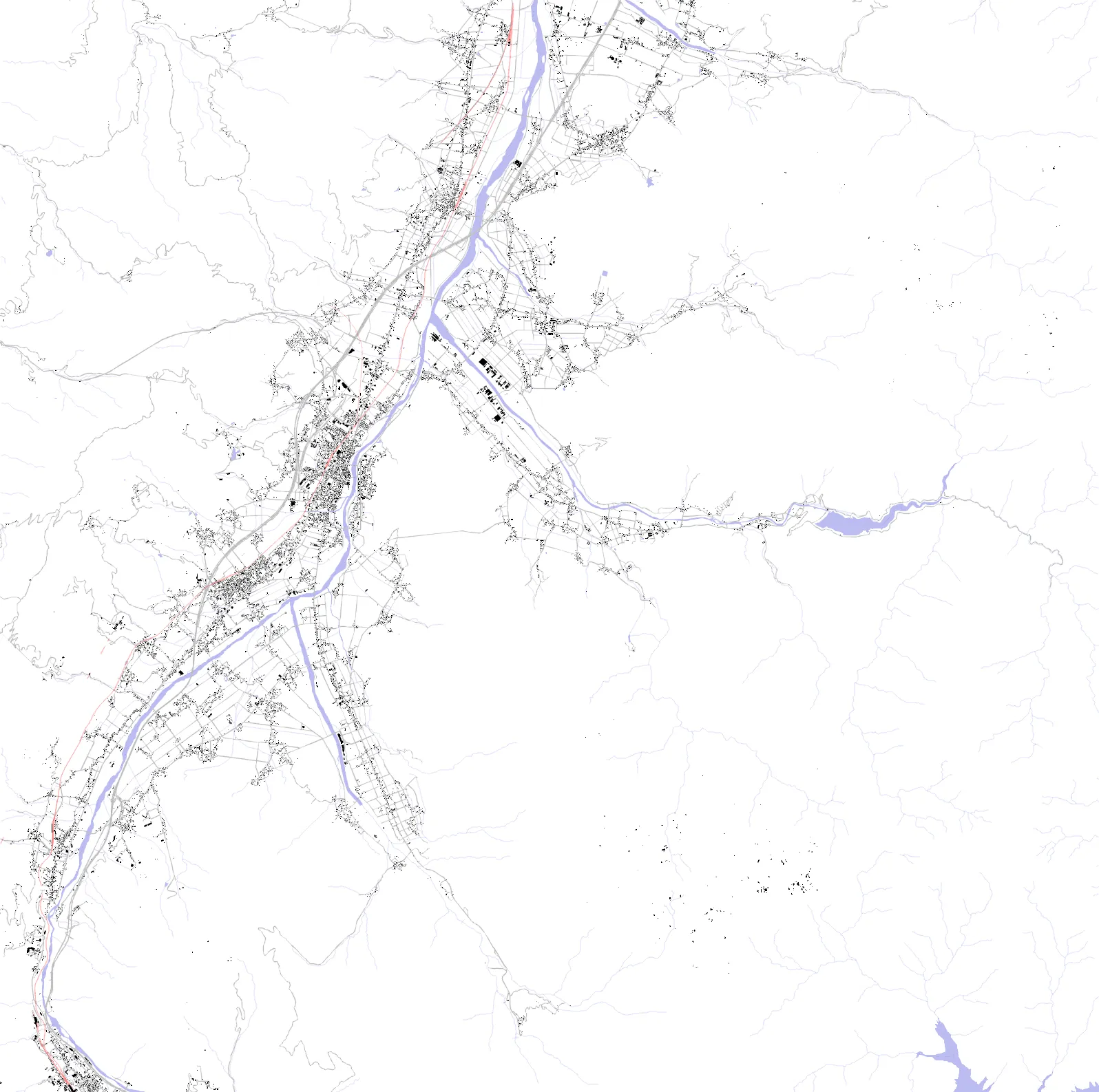 Minamiuonuma Schwarzplan