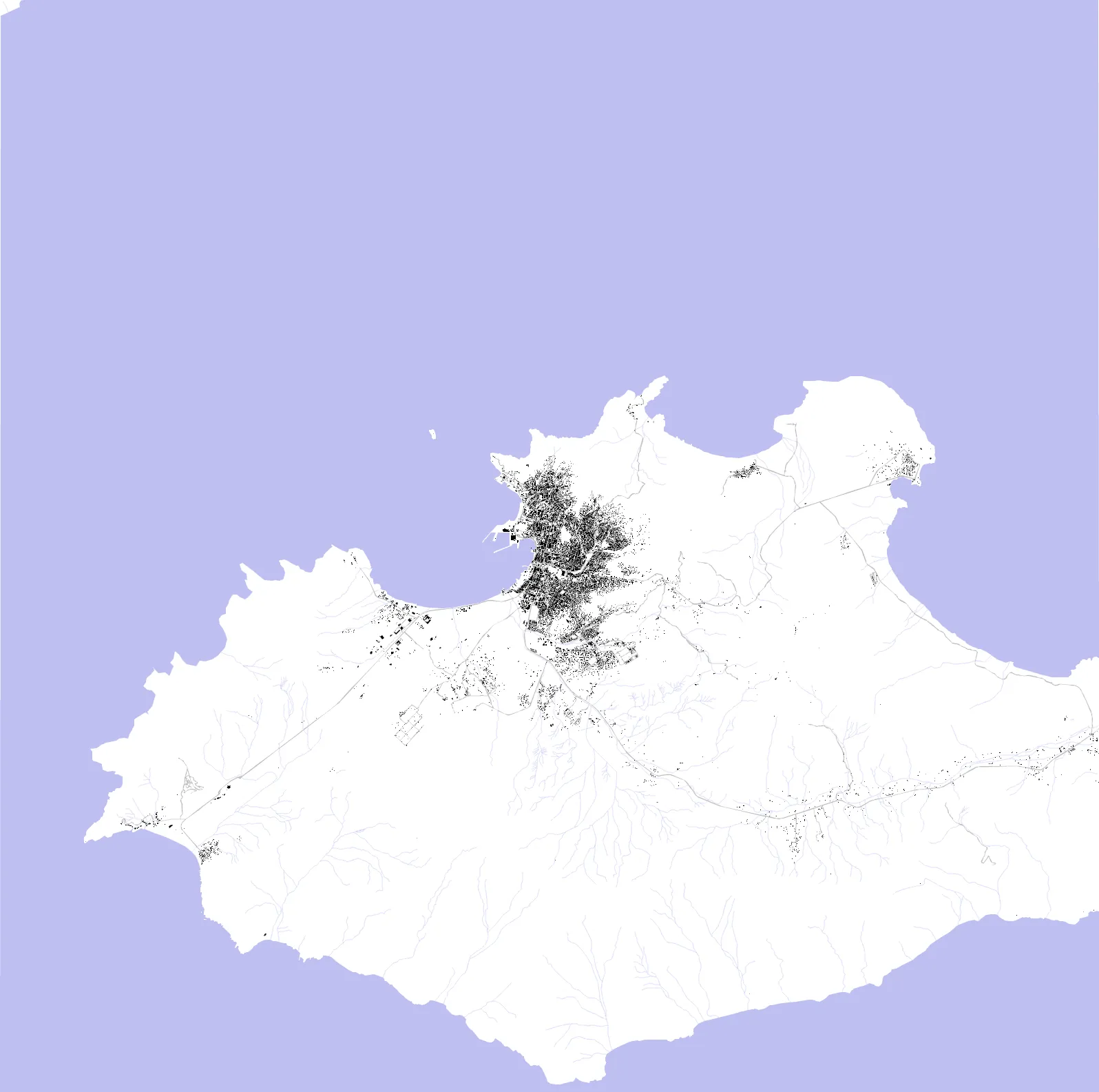 Mindelo Schwarzplan