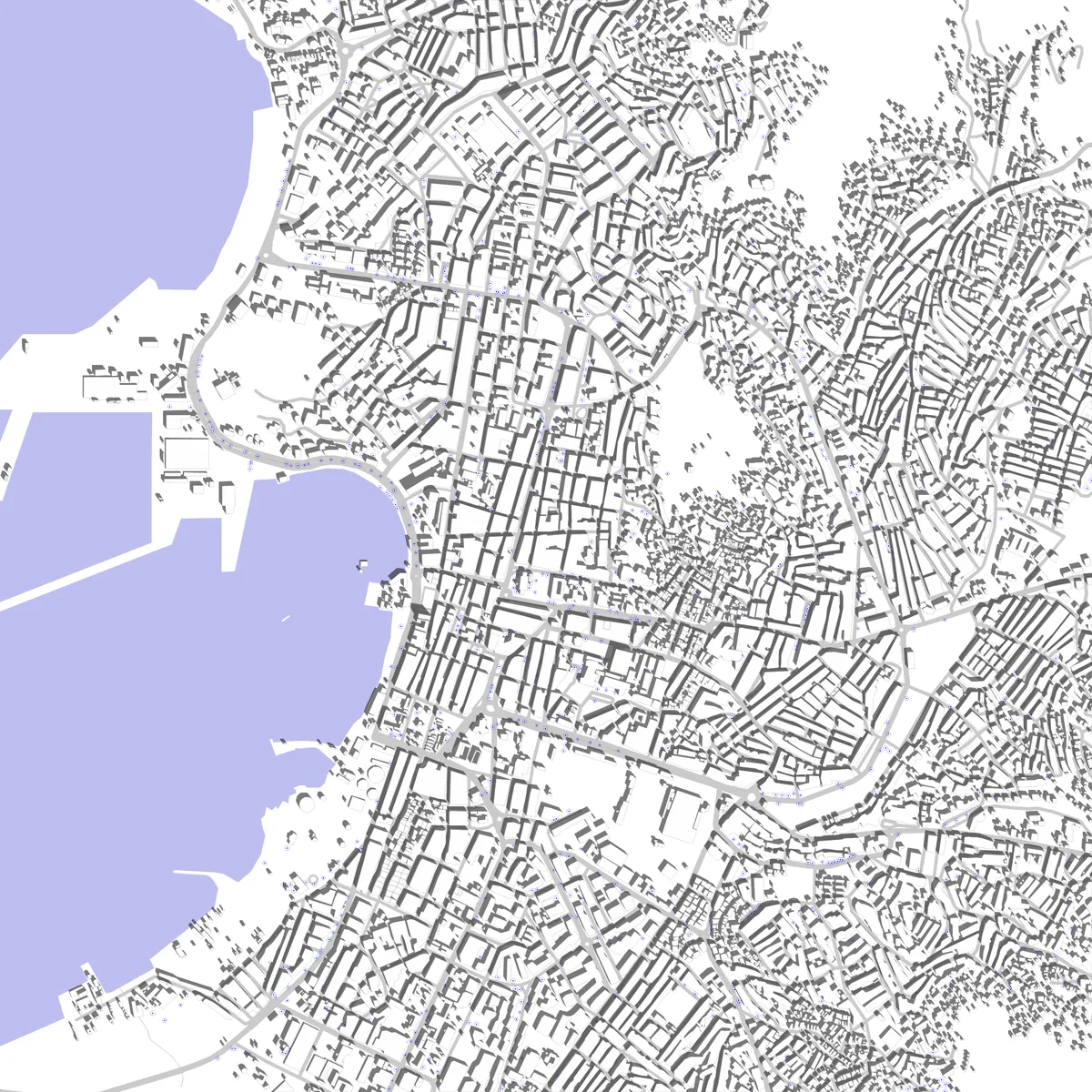 Mindelo Lageplan (2,5 km)