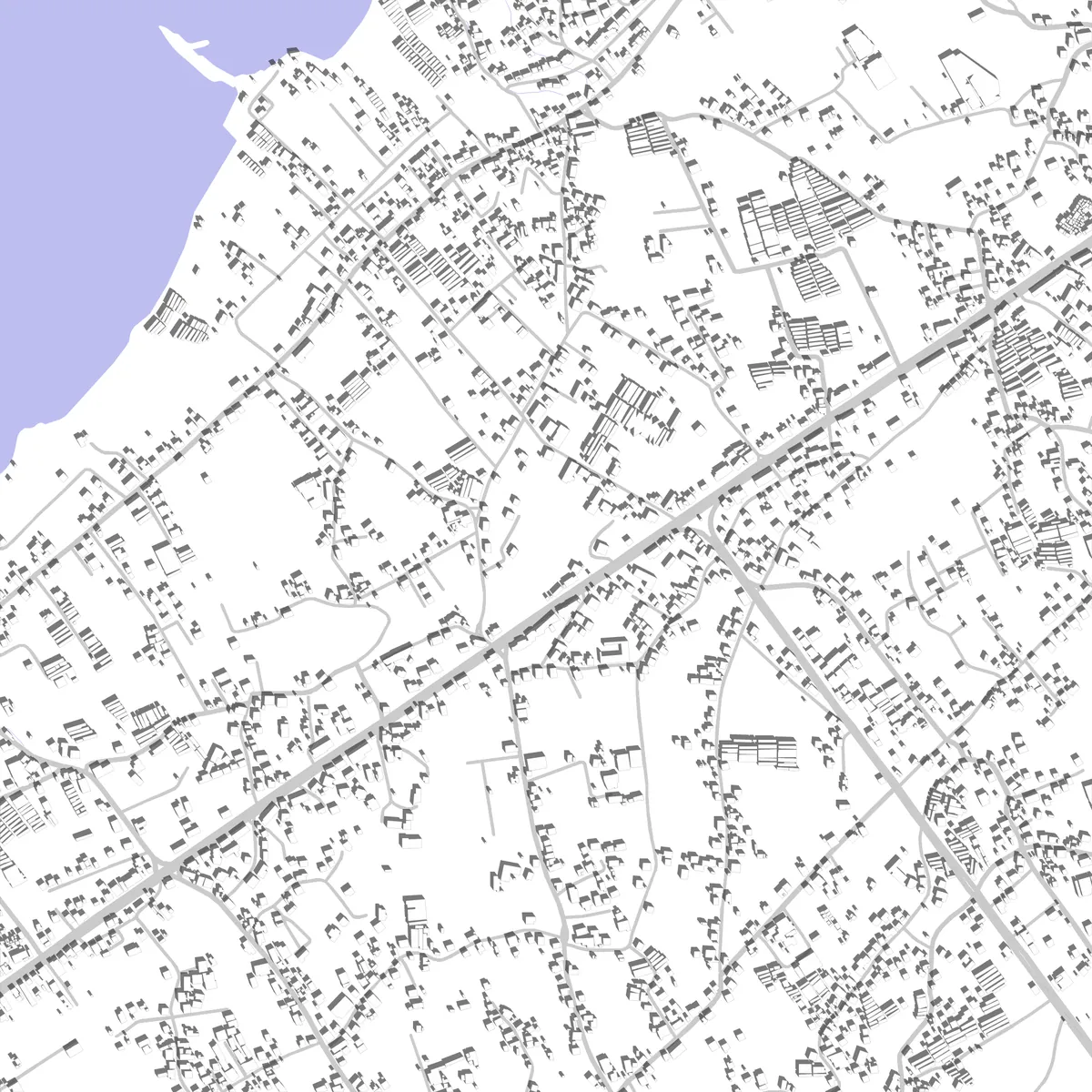 Miniyeh Lageplan (2,5 km)