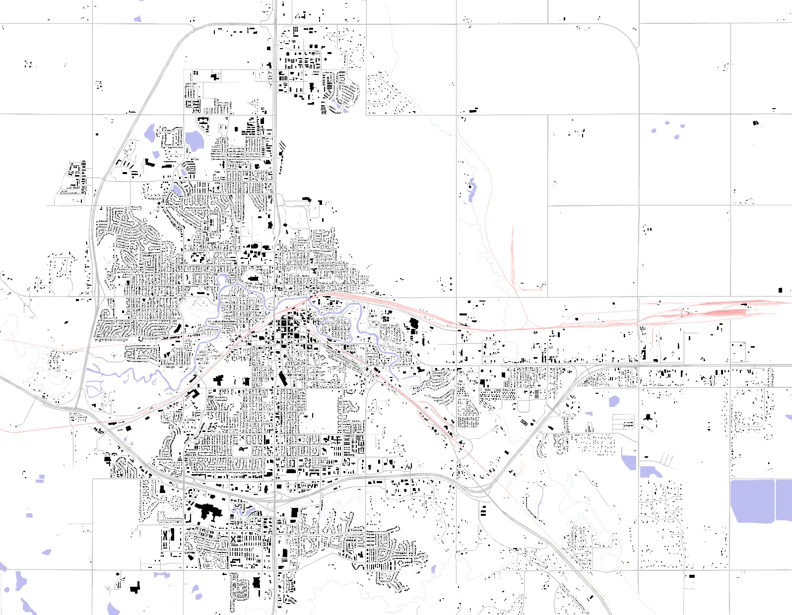 Minot Schwarzplan
