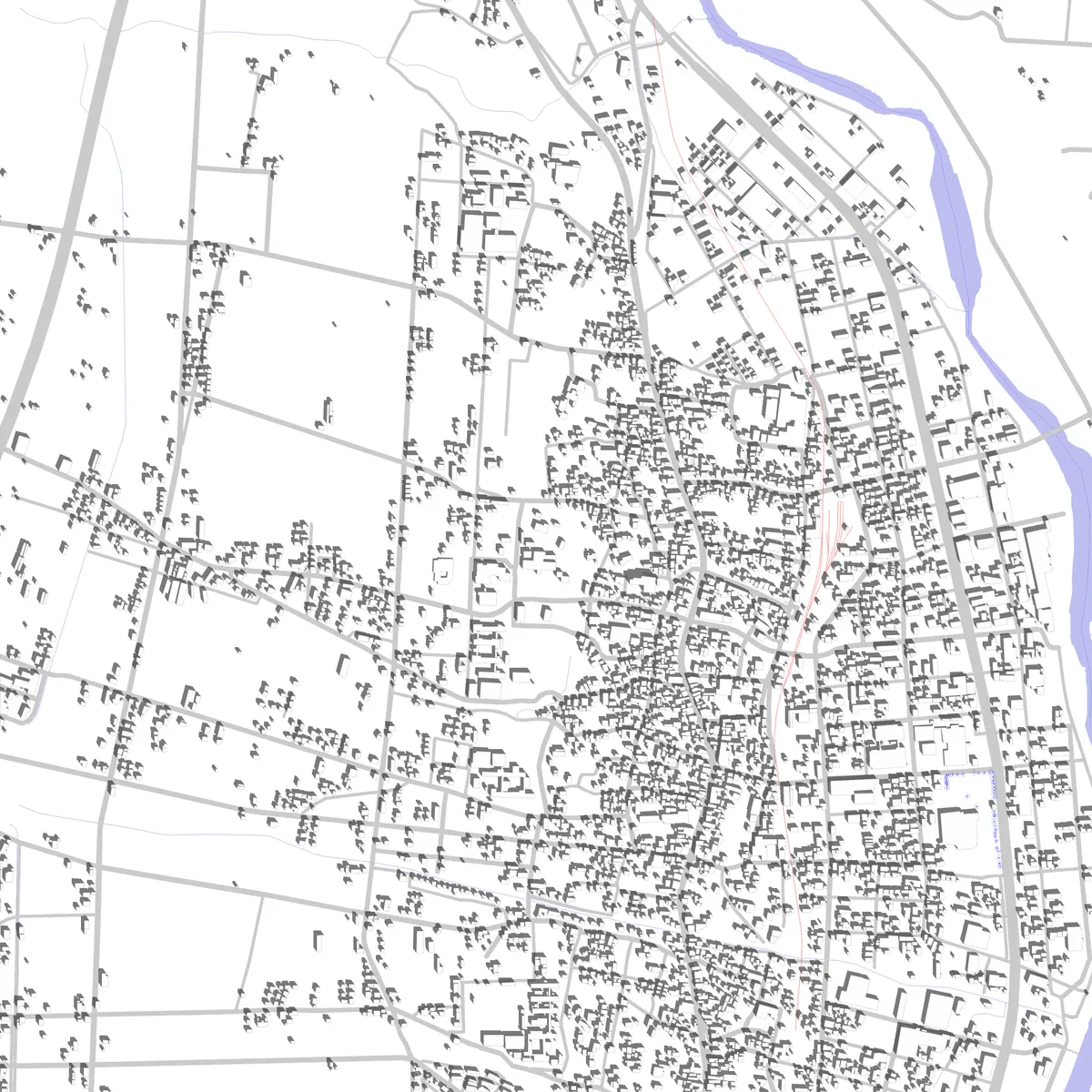 箕輪 敷地図 (2.5 km)