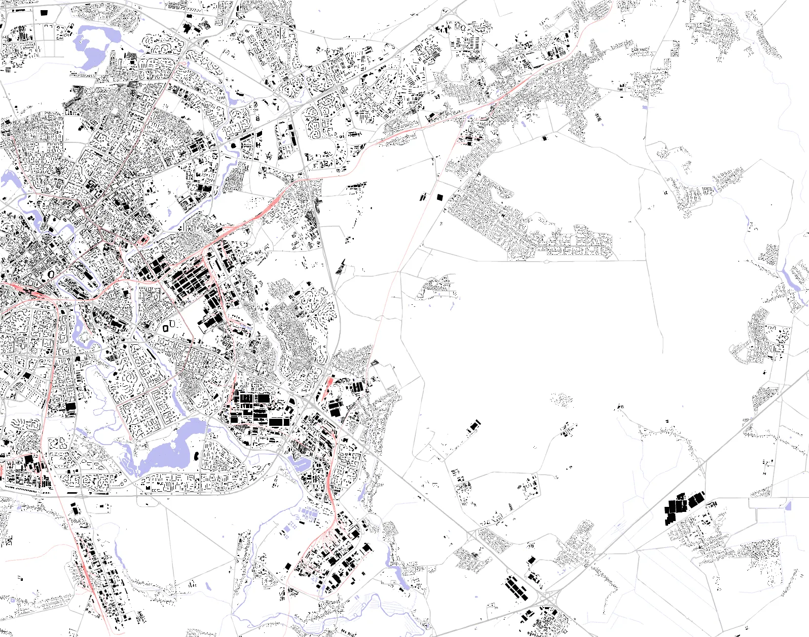Минск figure ground plan