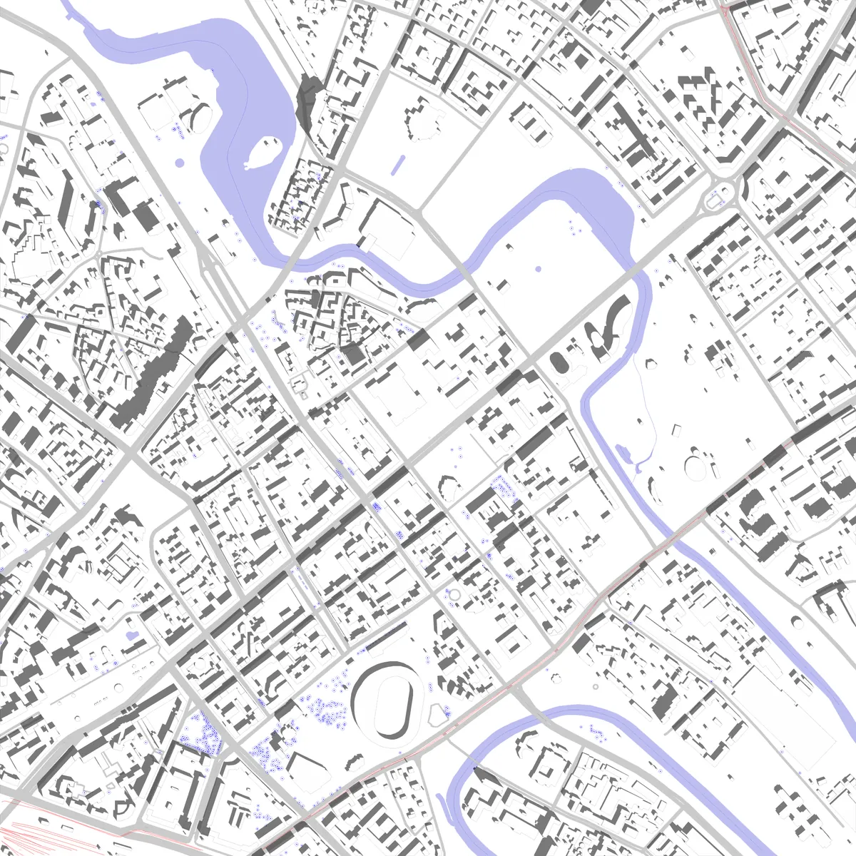 Минск site plan (2.5 km)
