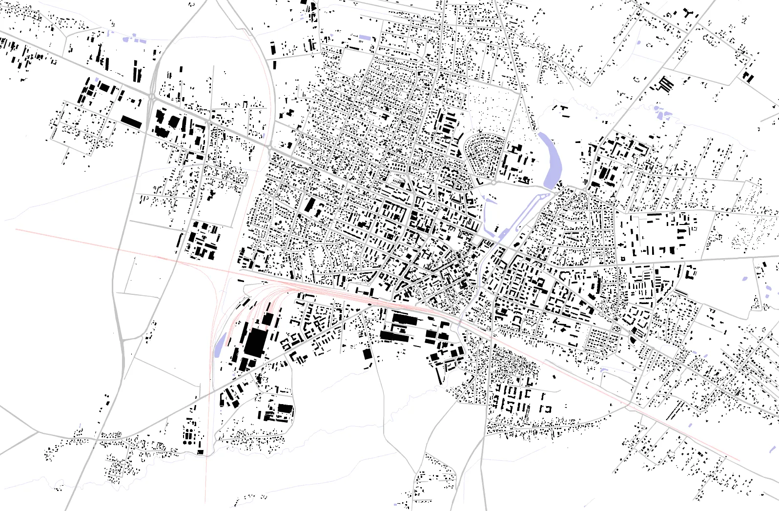 Mińsk Mazowiecki Schwarzplan