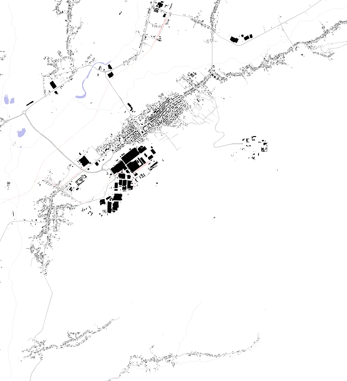 Mioveni figure ground plan