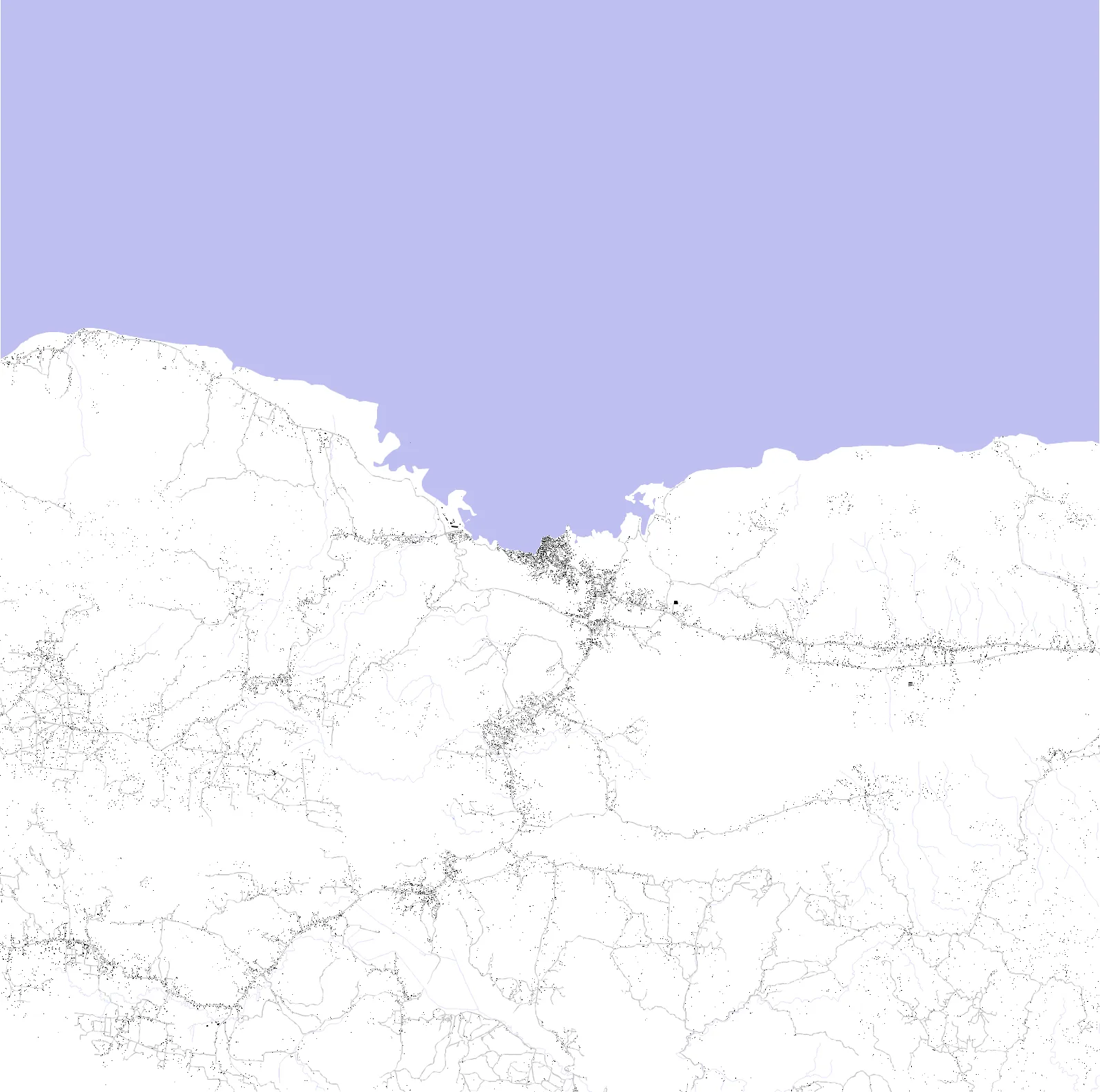 Miragoâne figure ground plan