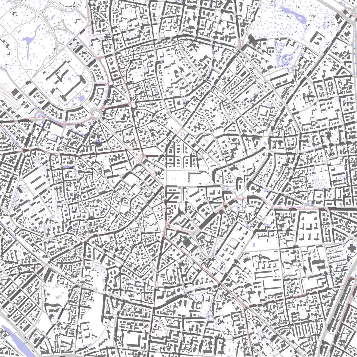 Mirano Lageplan (2,5 km)