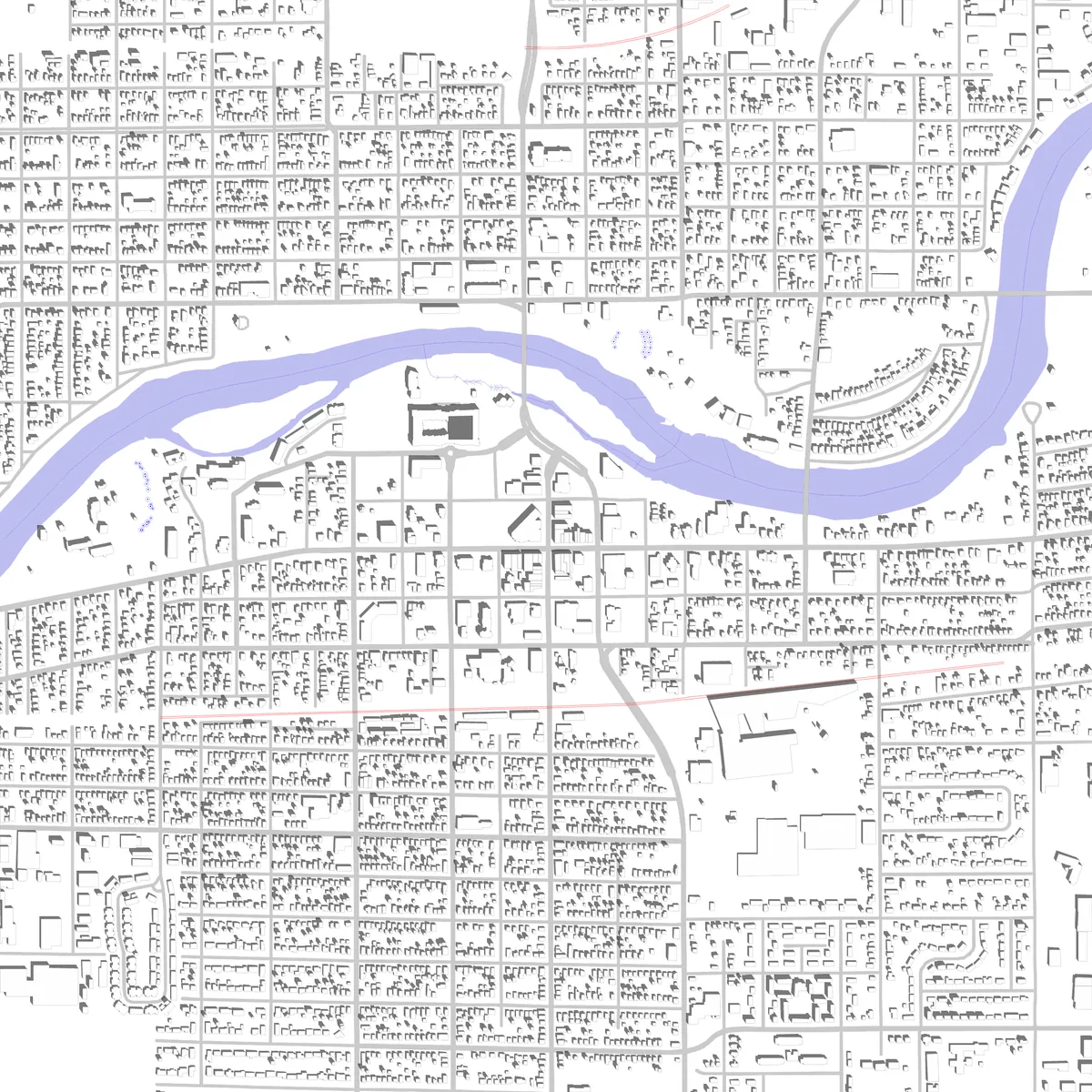 Mishawaka site plan (2.5 km)