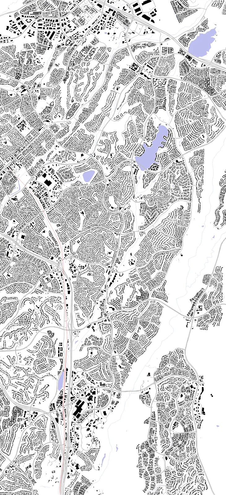Mission Viejo Schwarzplan