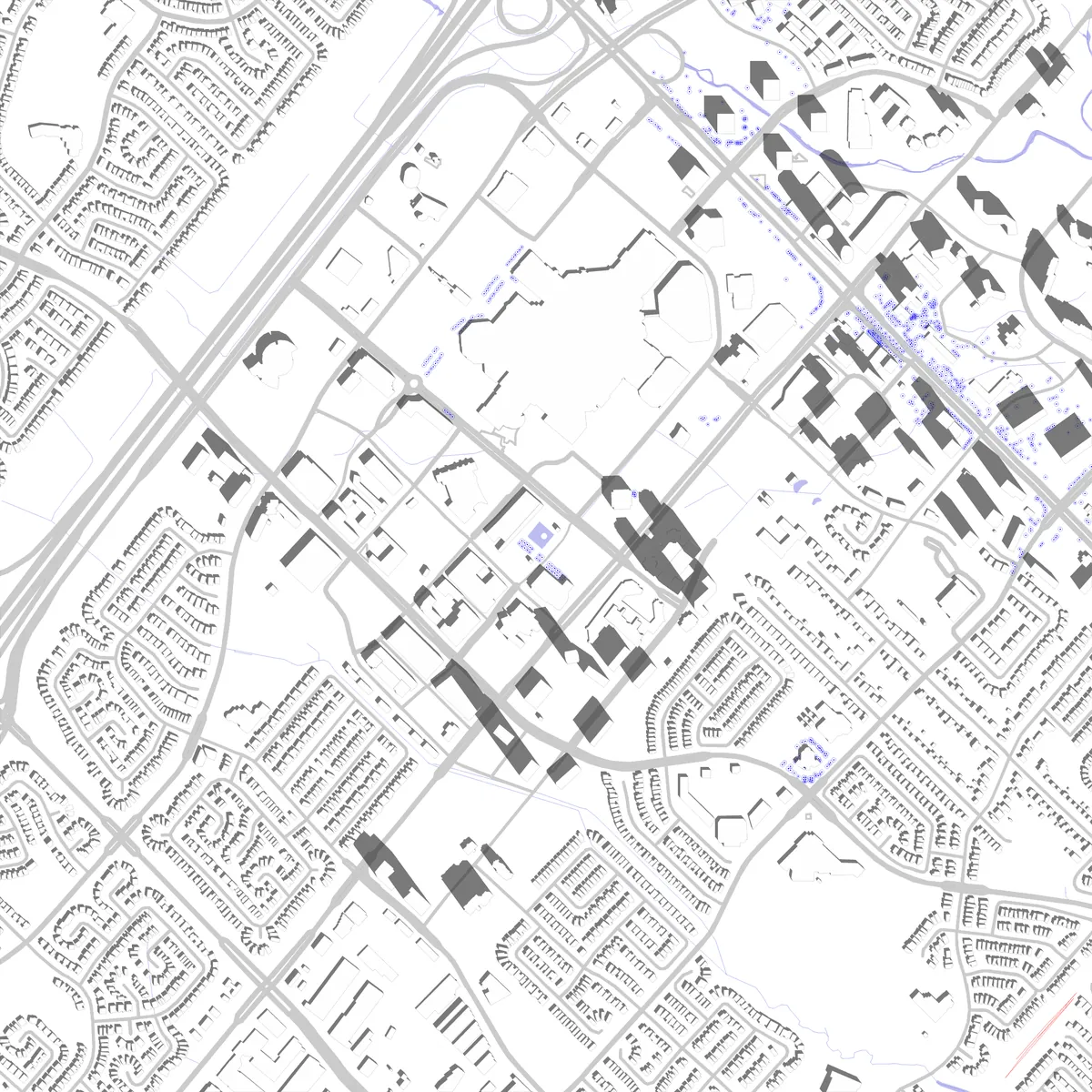 Mississauga site plan (2.5 km)