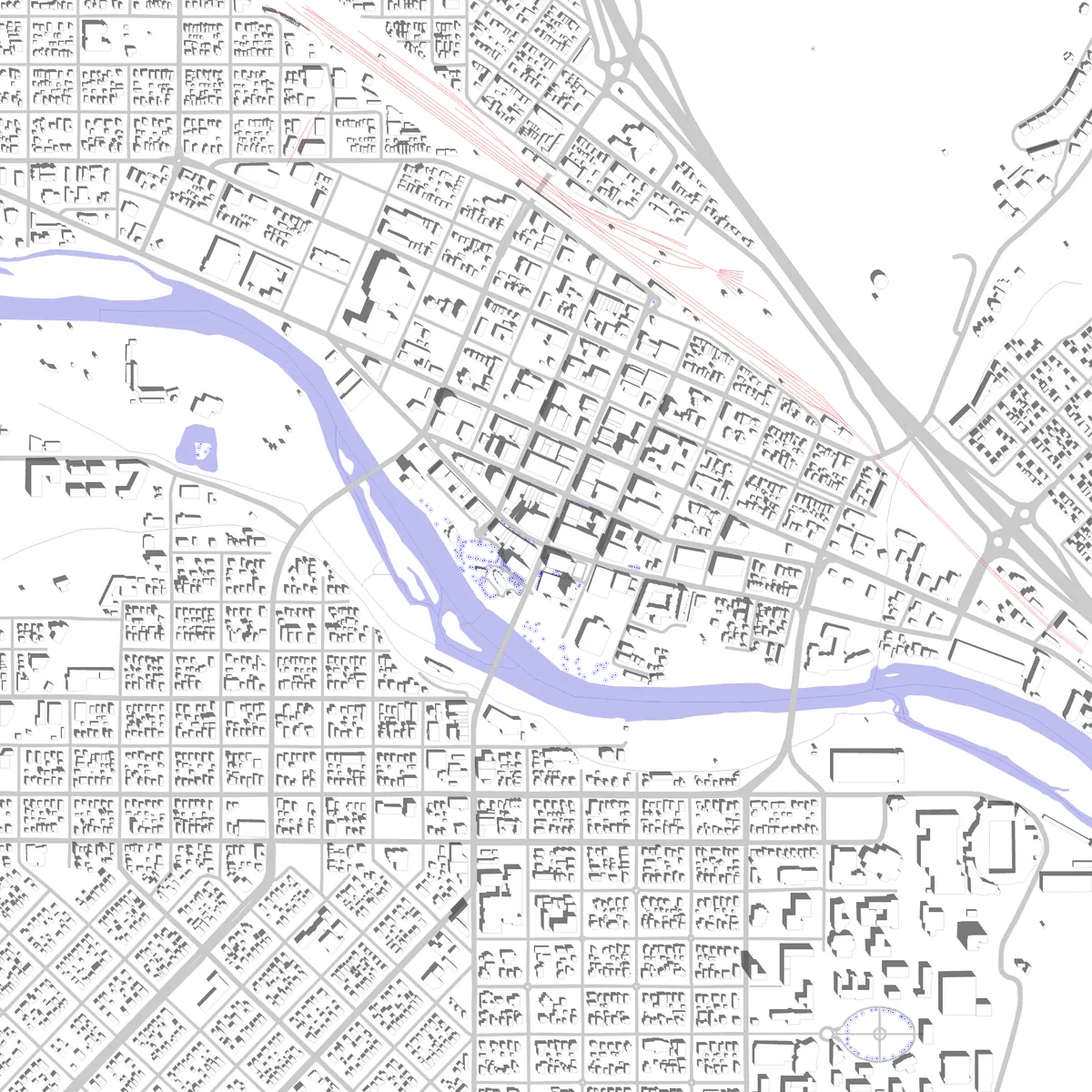 Missoula site plan (2.5 km)