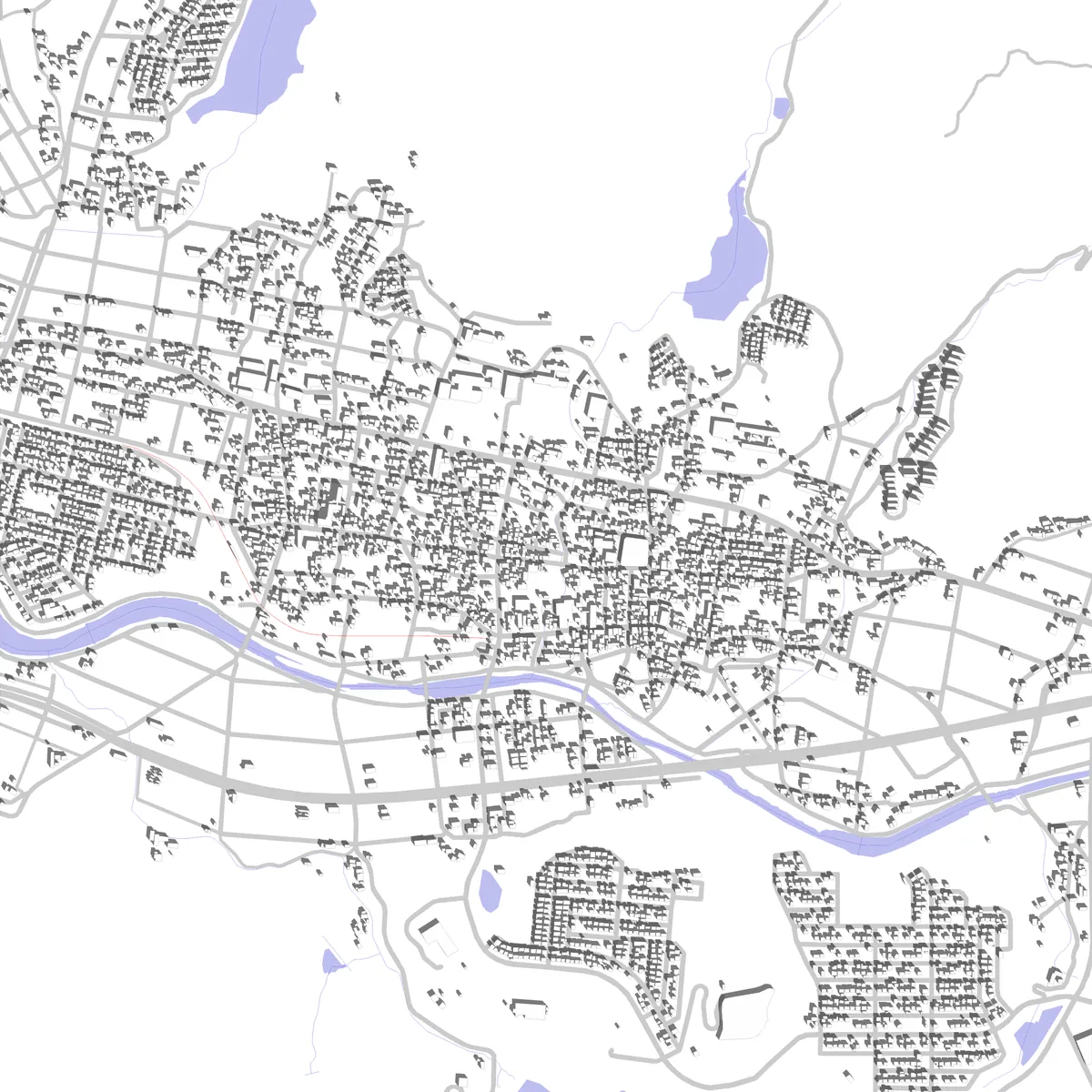 Mitake site plan (2.5 km)