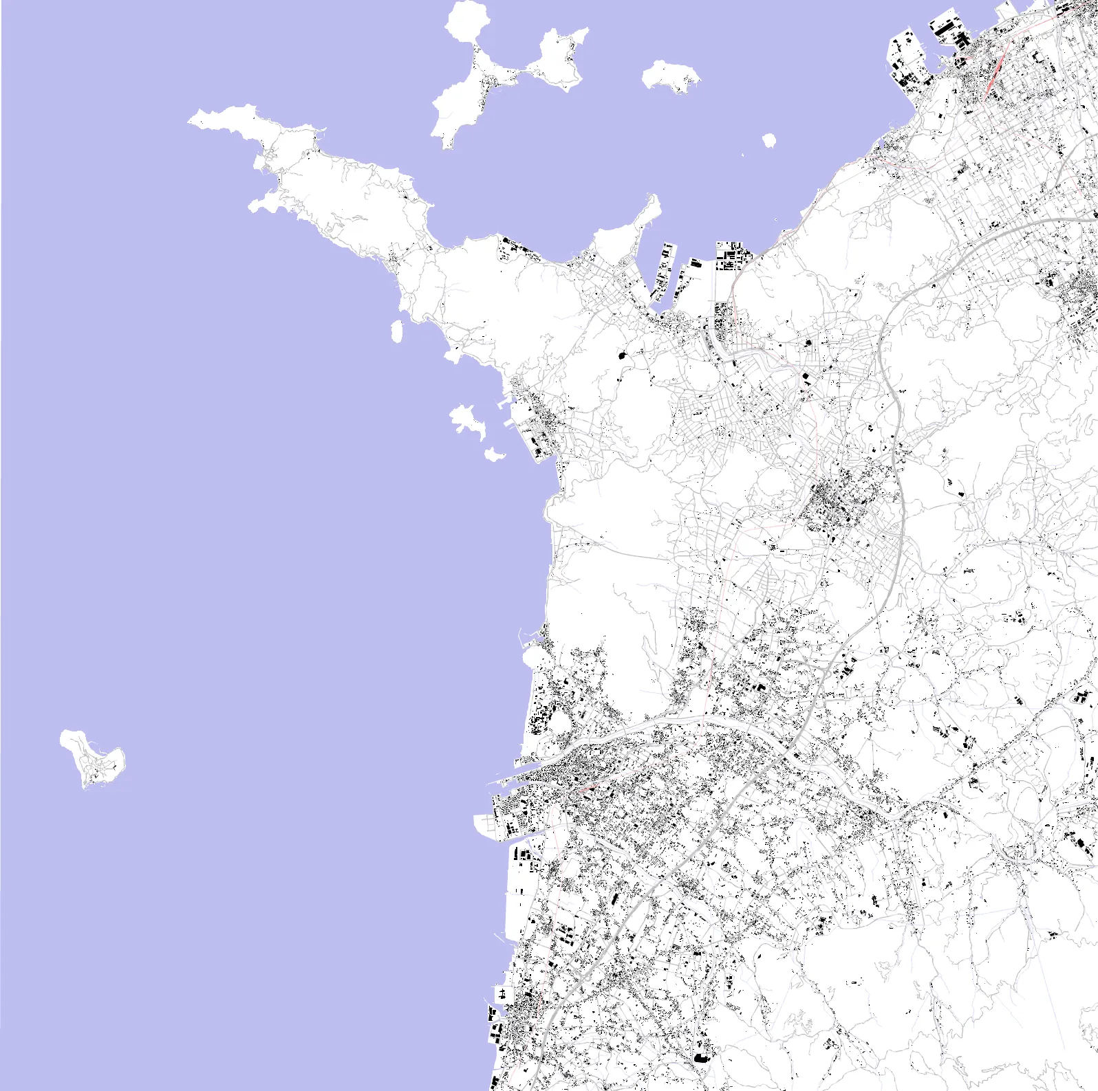 Mitoyo figure ground plan
