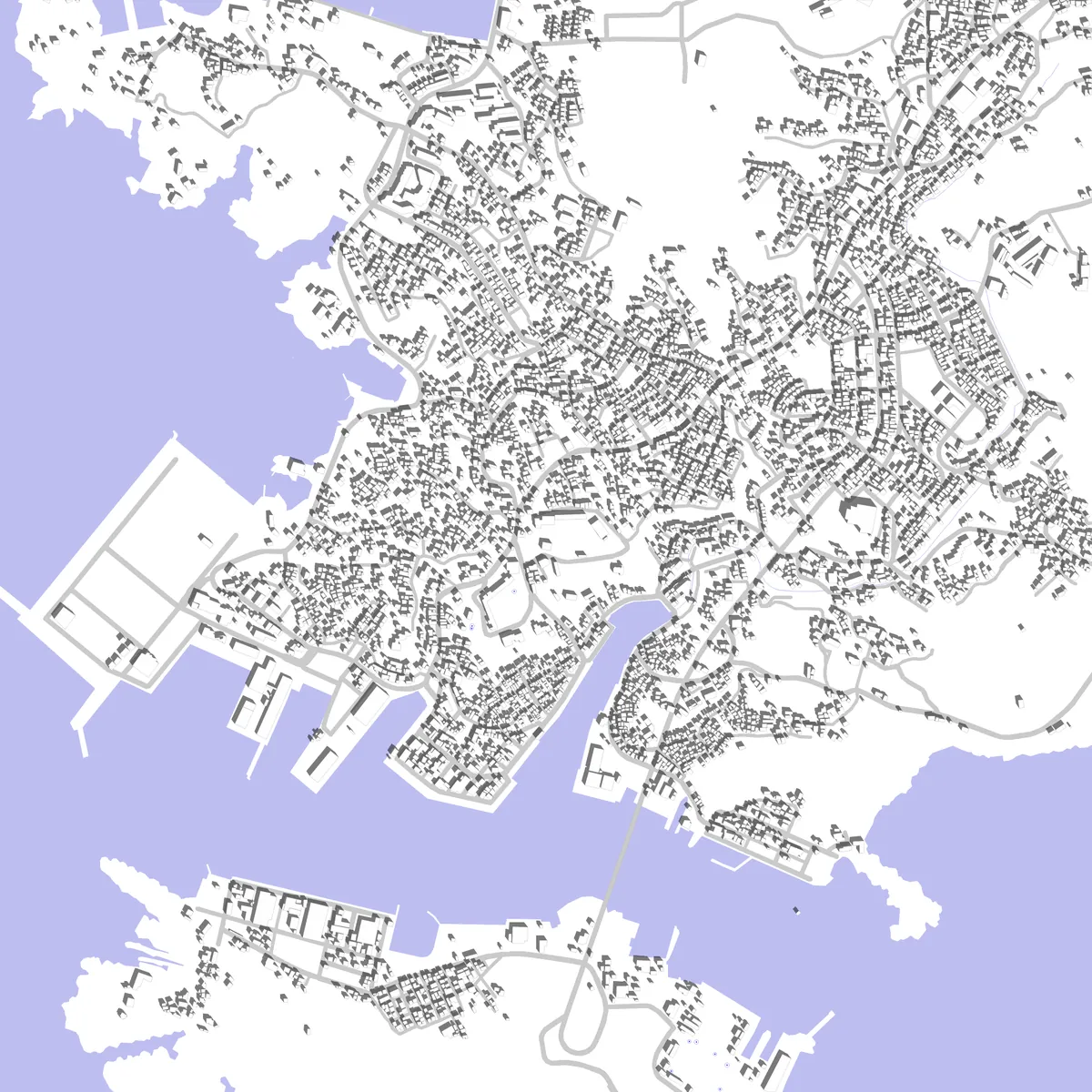 Miura Lageplan (2,5 km)