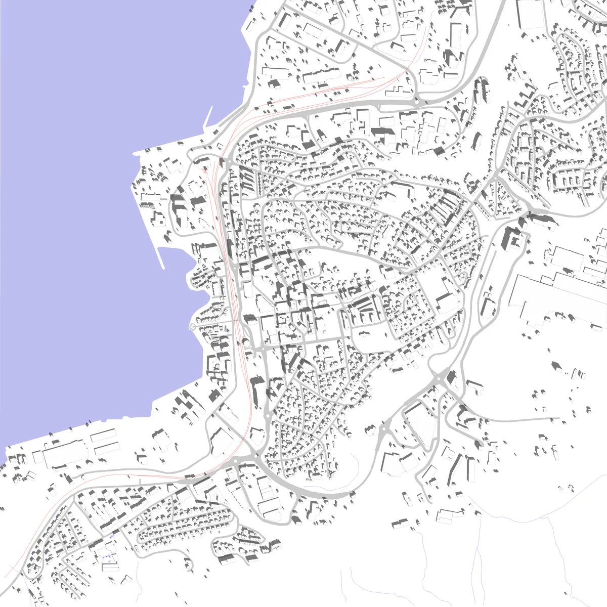 Mo i Rana site plan (2.5 km)