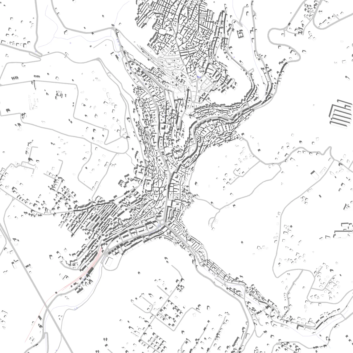 Modica Lageplan (2,5 km)