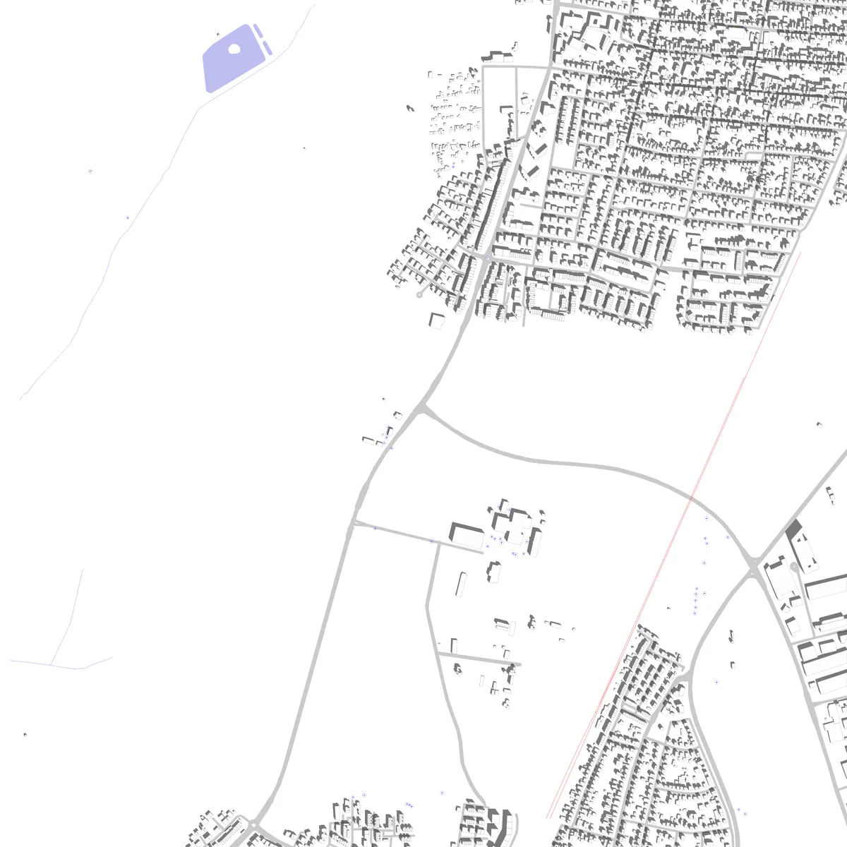 Mörfelden-Walldorf Lageplan (2,5 km)