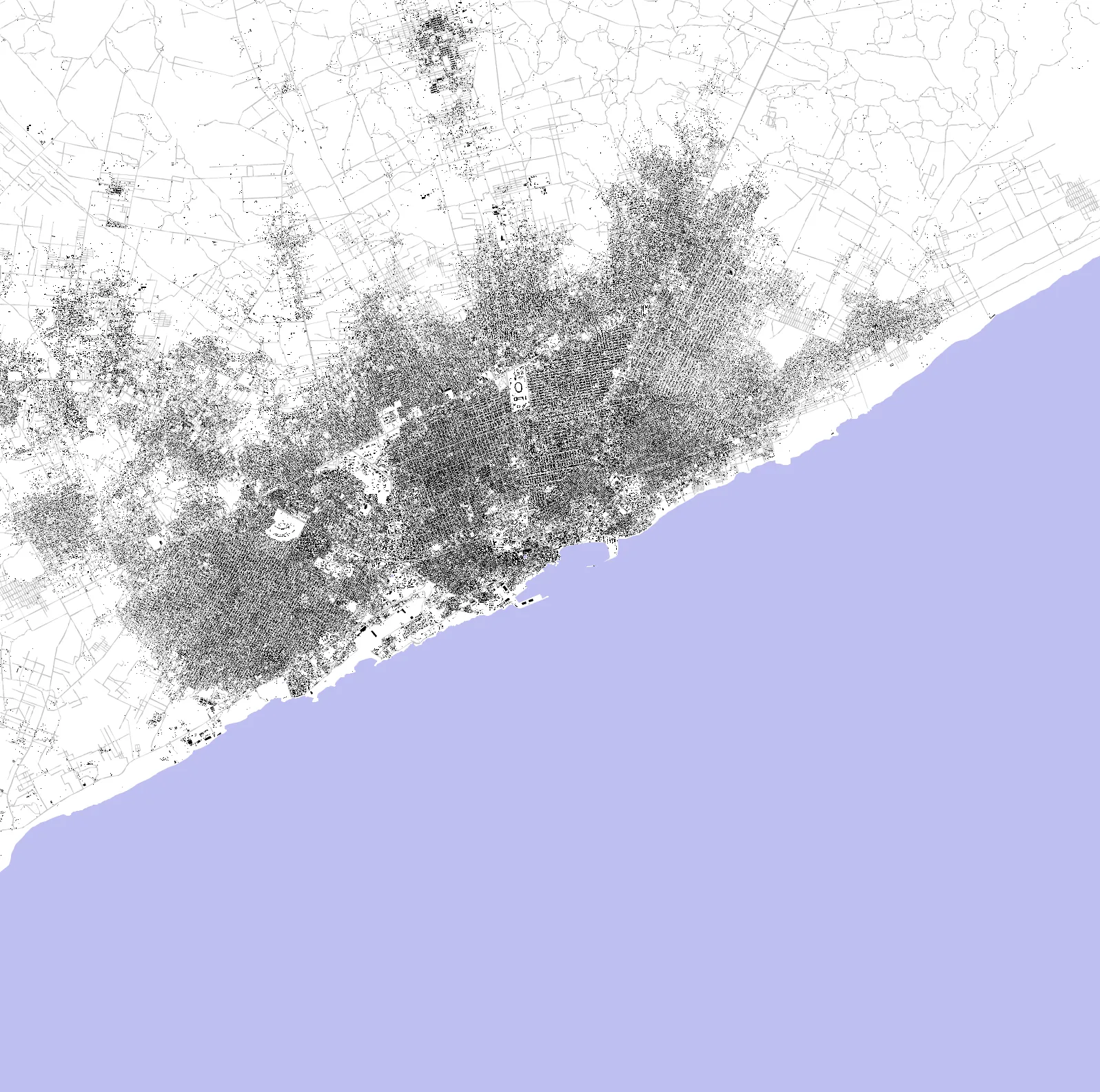 Mogadishu figure ground plan