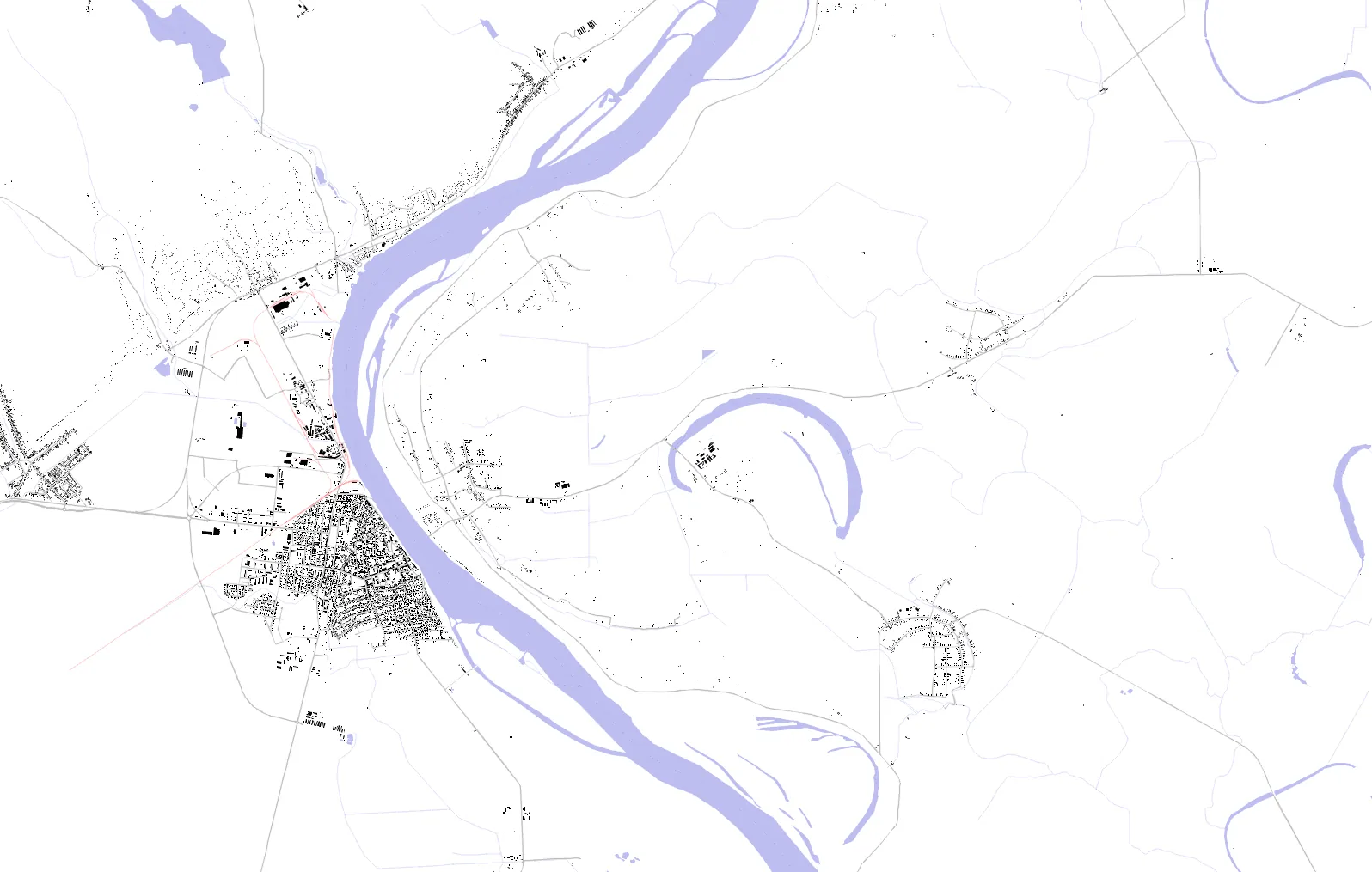 Mohács figure ground plan