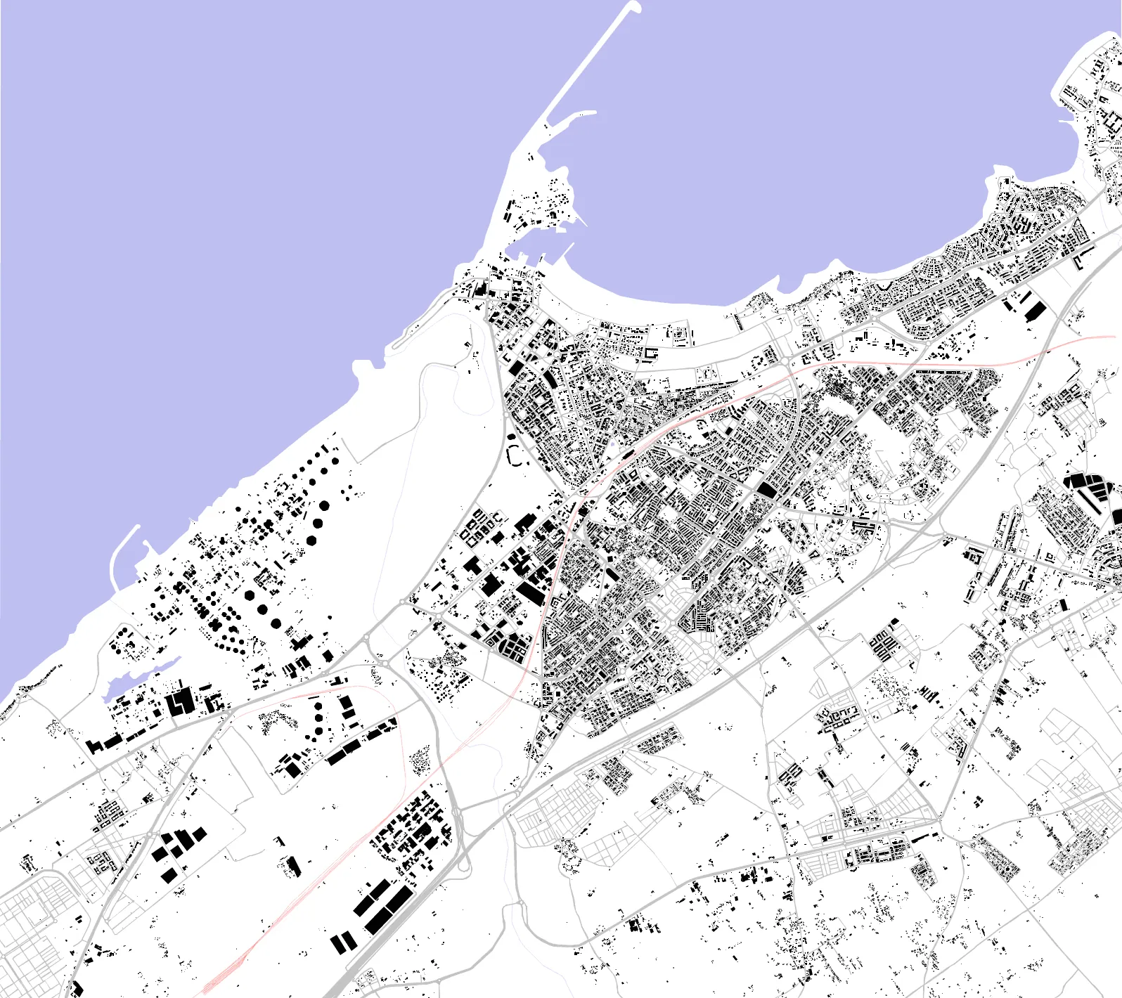 Mohammedia figure ground plan