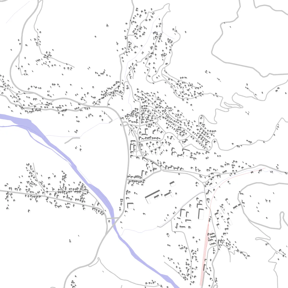 Mojkovac site plan (2.5 km)