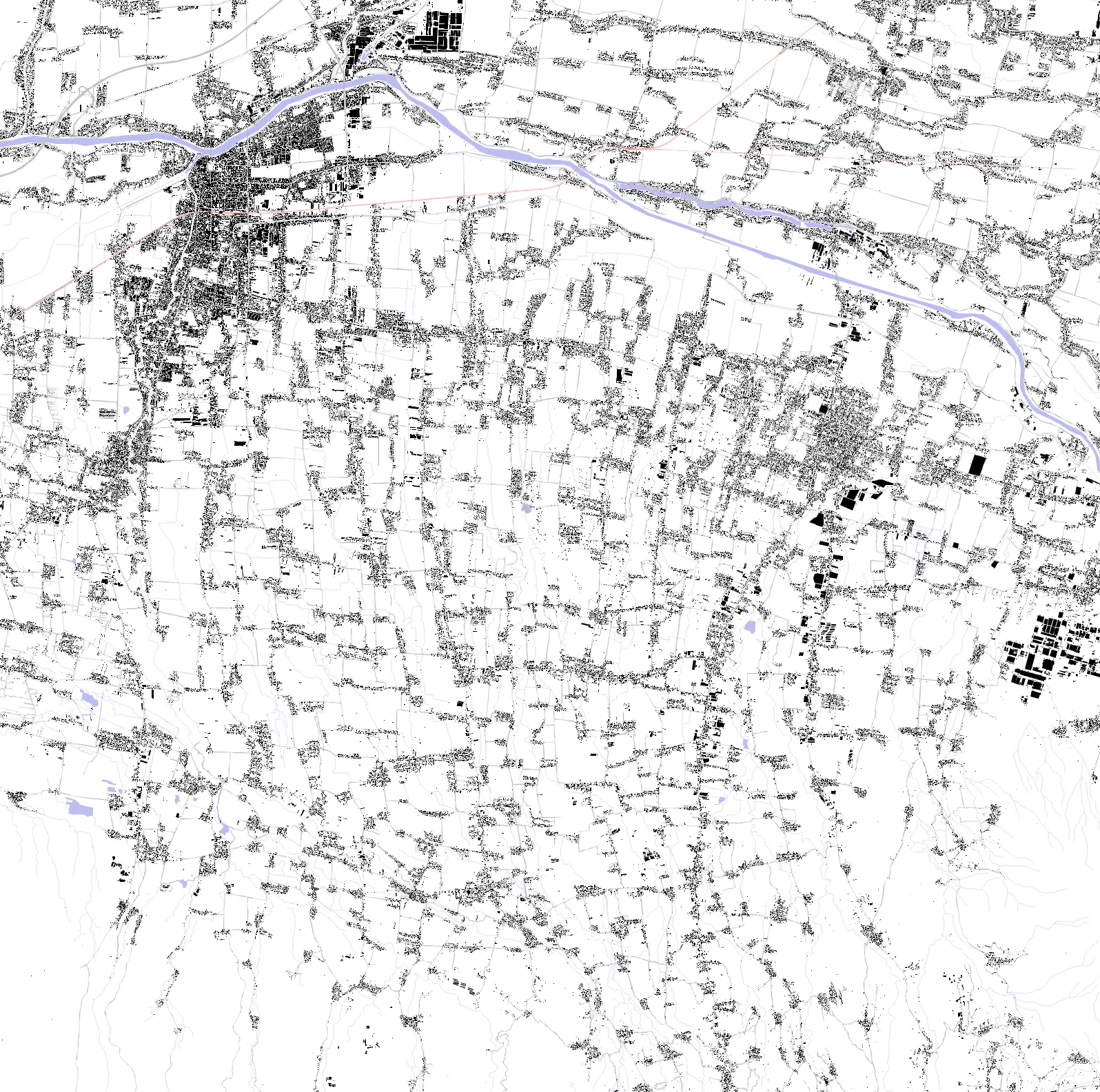 Mojokerto figure ground plan