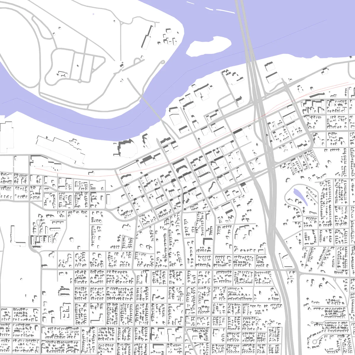 Moline Lageplan (2,5 km)