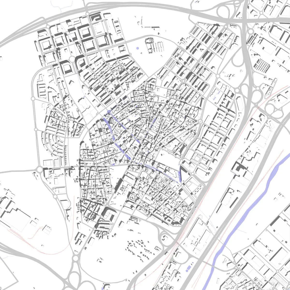 Mollet del Vallès site plan (2.5 km)
