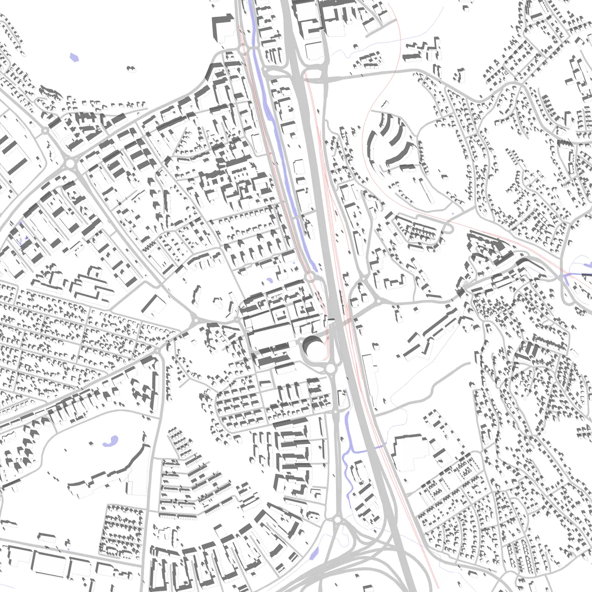 Mölndal Lageplan (2,5 km)