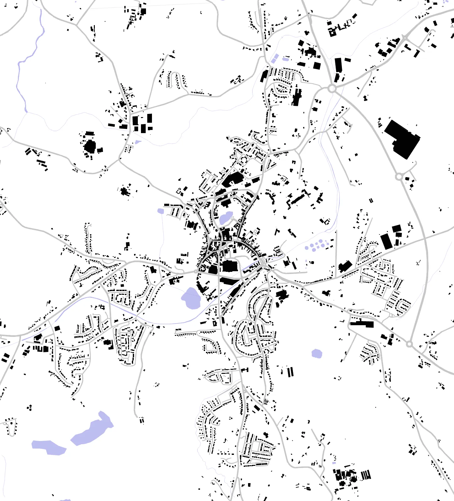 Monaghan Schwarzplan