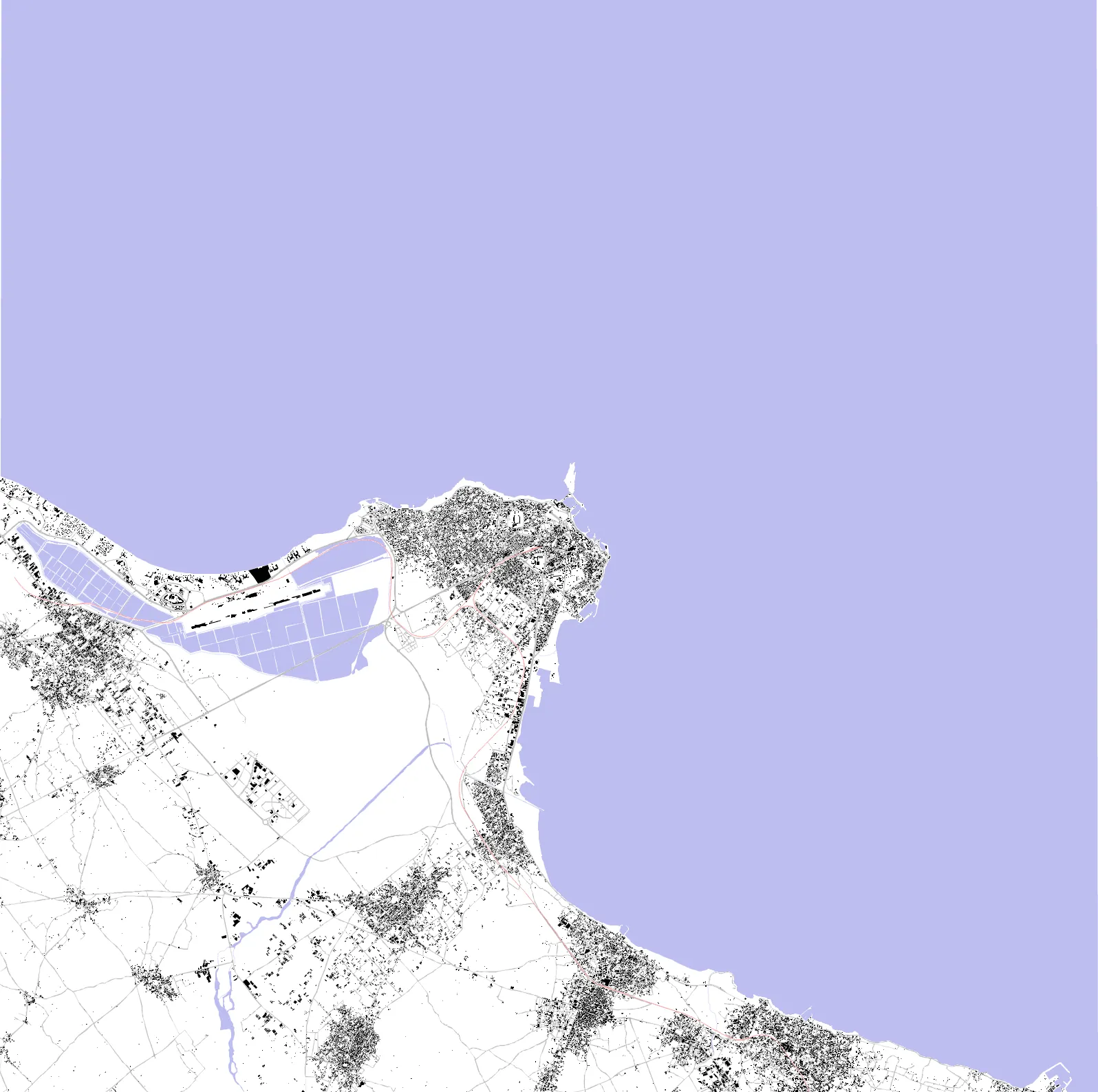 Monastir figure ground plan
